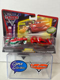 Disney Pixar Cars 2 Movie Moments Francesco Bernoulli and "Ka-Ciao" Lightning McQueen Exclusive Vehicle