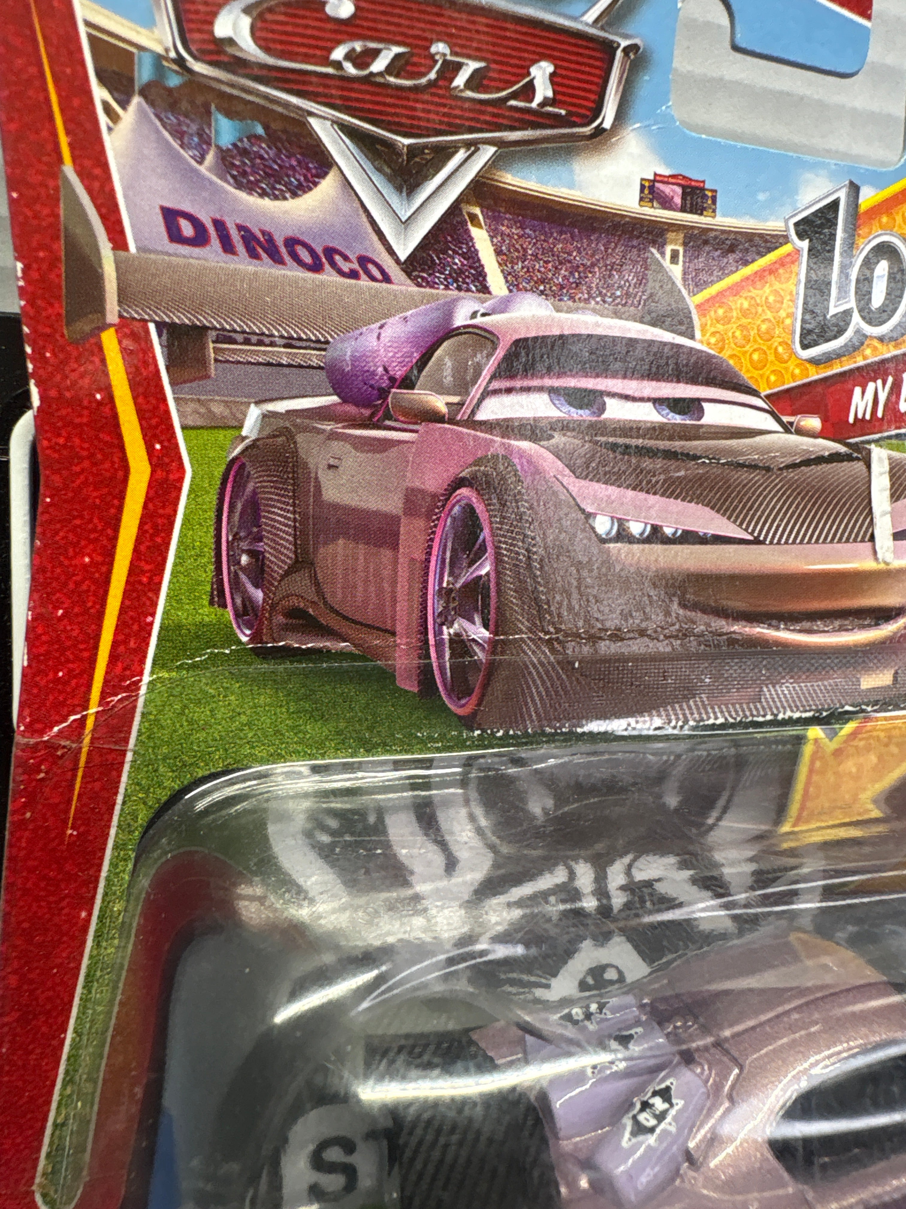 Disney Pixar Cars World of Cars Lenticular Eyes Boost (creased card)