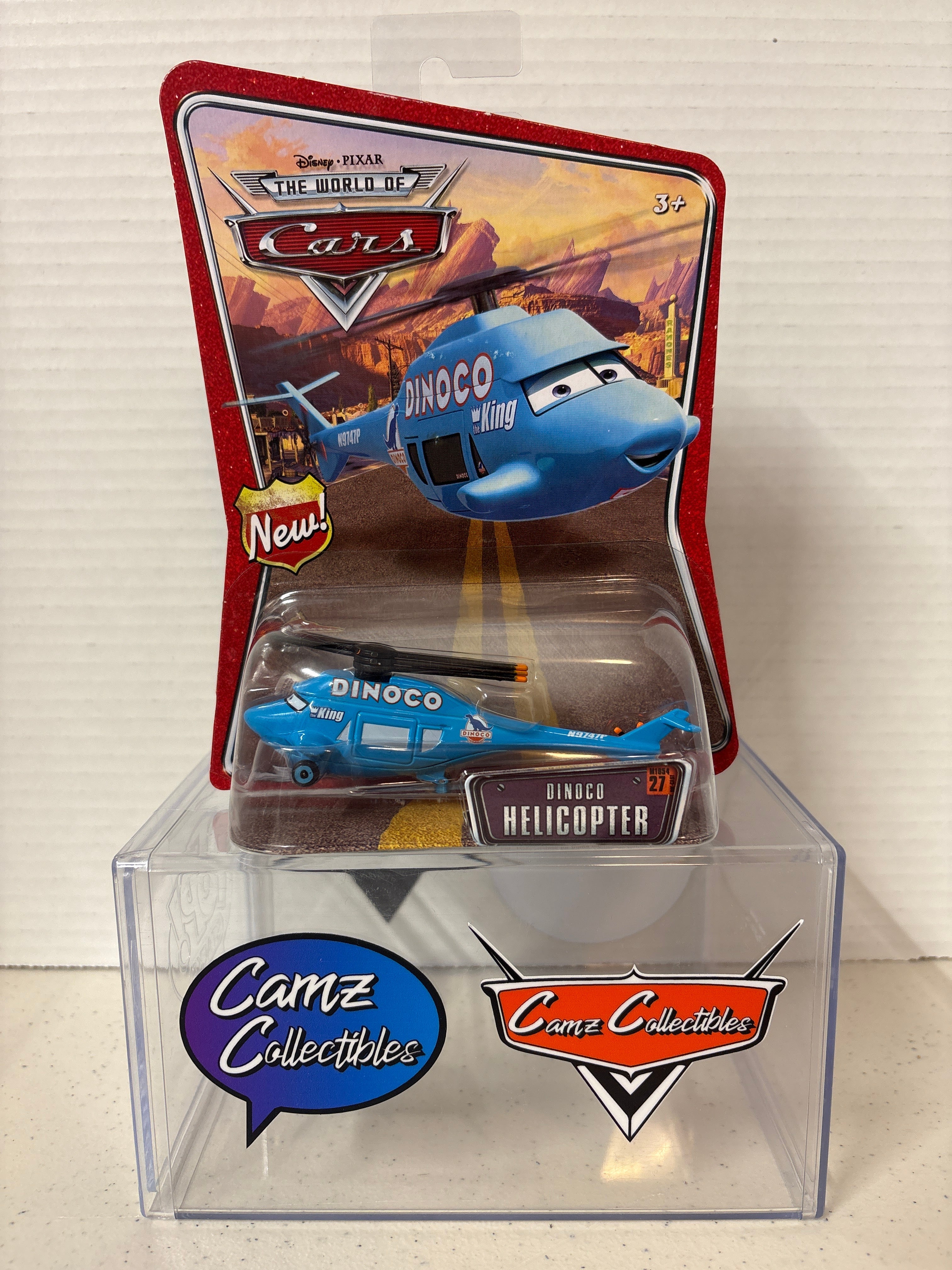 Disney Pixar Cars World of Cars Dinoco Helicopter