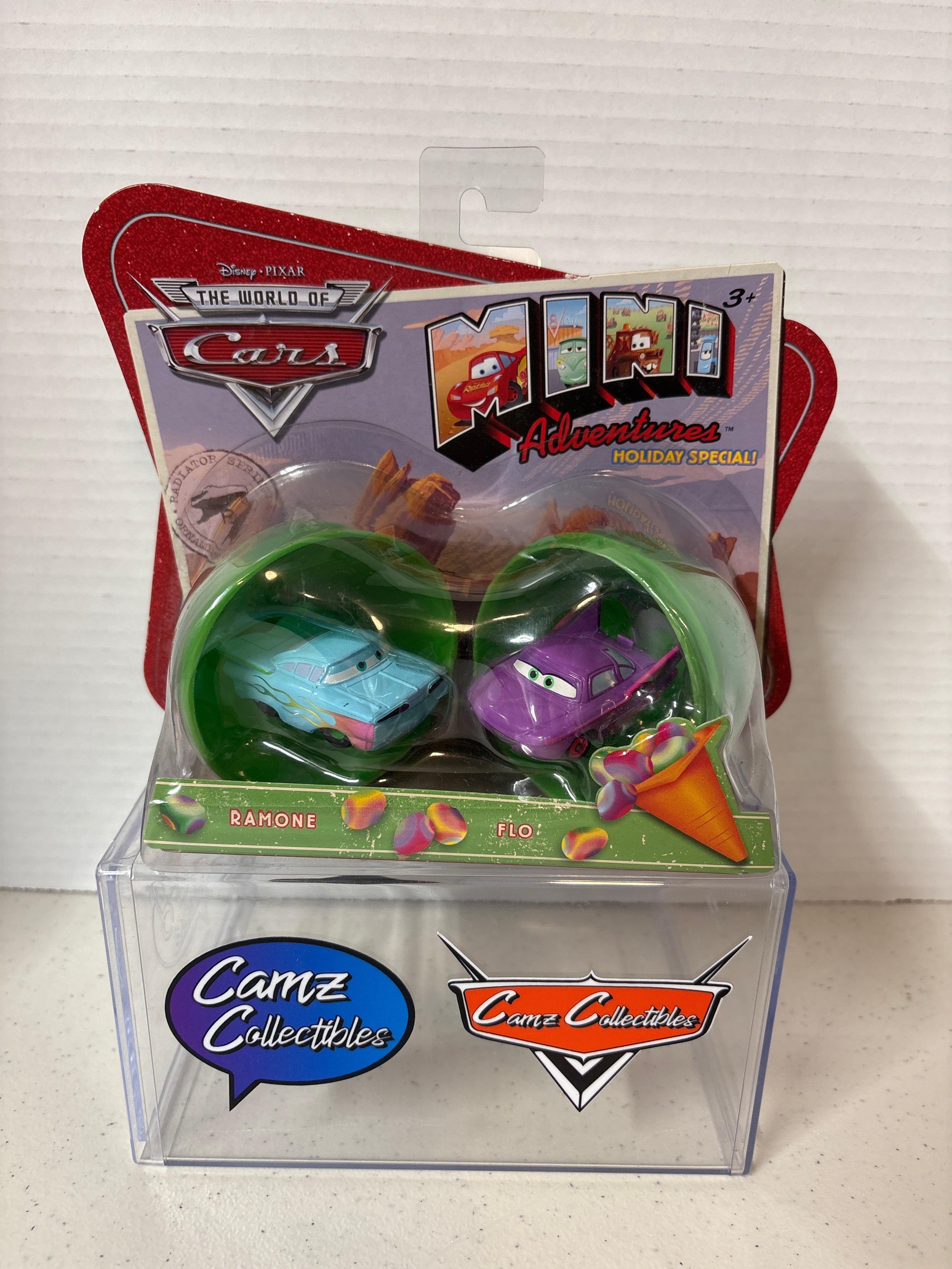 Disney Pixar Cars World of Cars Ramone & Flo Holiday Special Mini Adventure