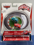 Disney Pixar Cars Micro Drifters 3 Pack Chick Hicks, Lightning McQueen, Spare O Mint