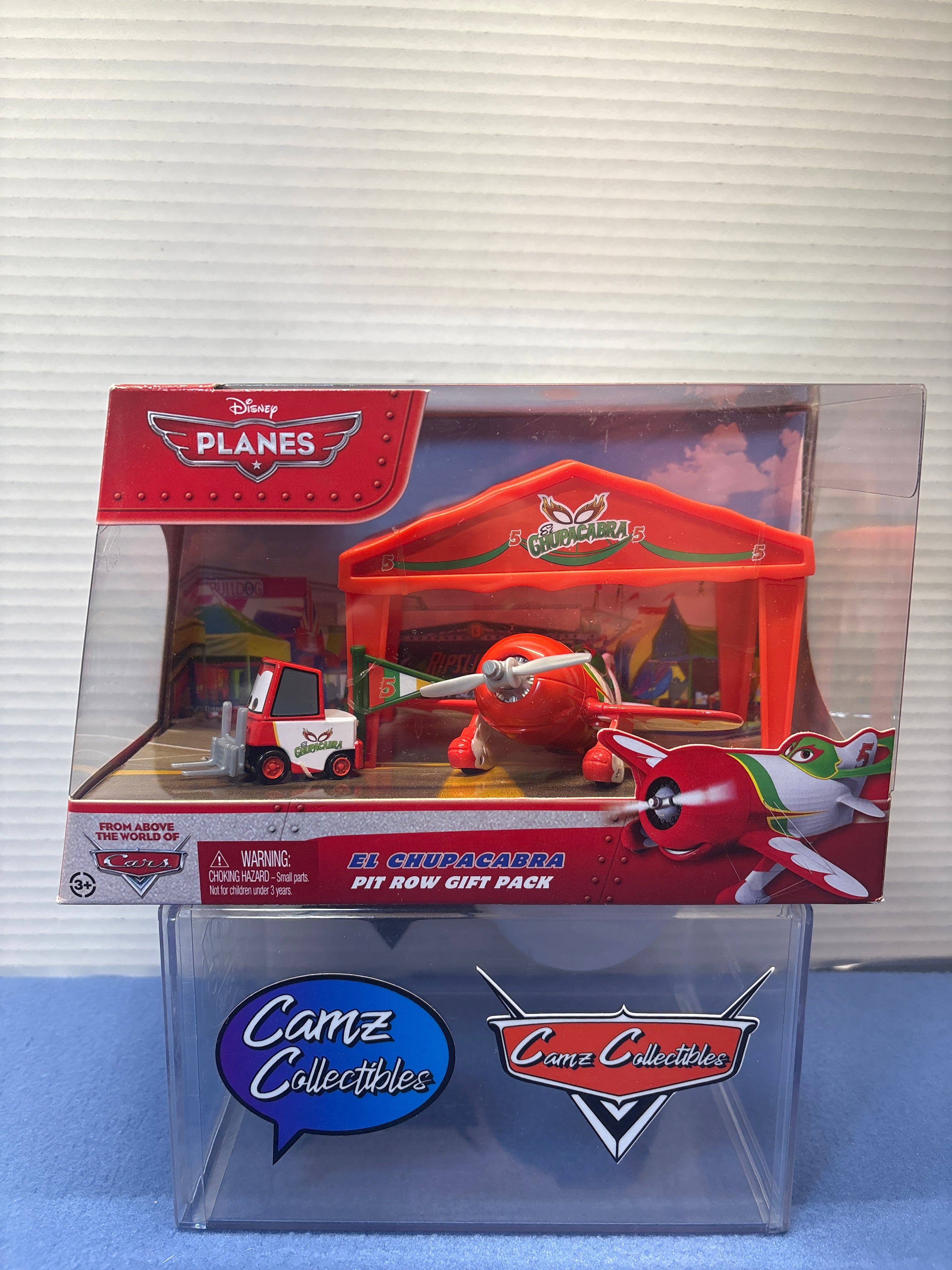 Disney Planes El Chupacabra Pit Row Gift Pack - loose pitty in box. Box still sealed