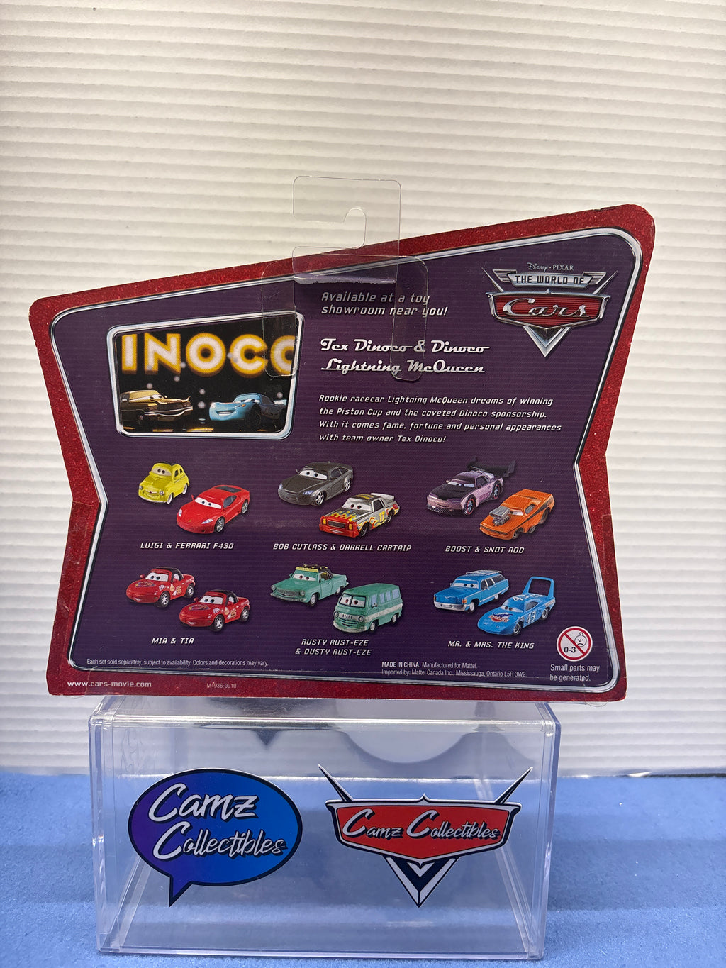 World of Cars Movie Moments Tex Dinoco & Dinoco Lightning McQueen