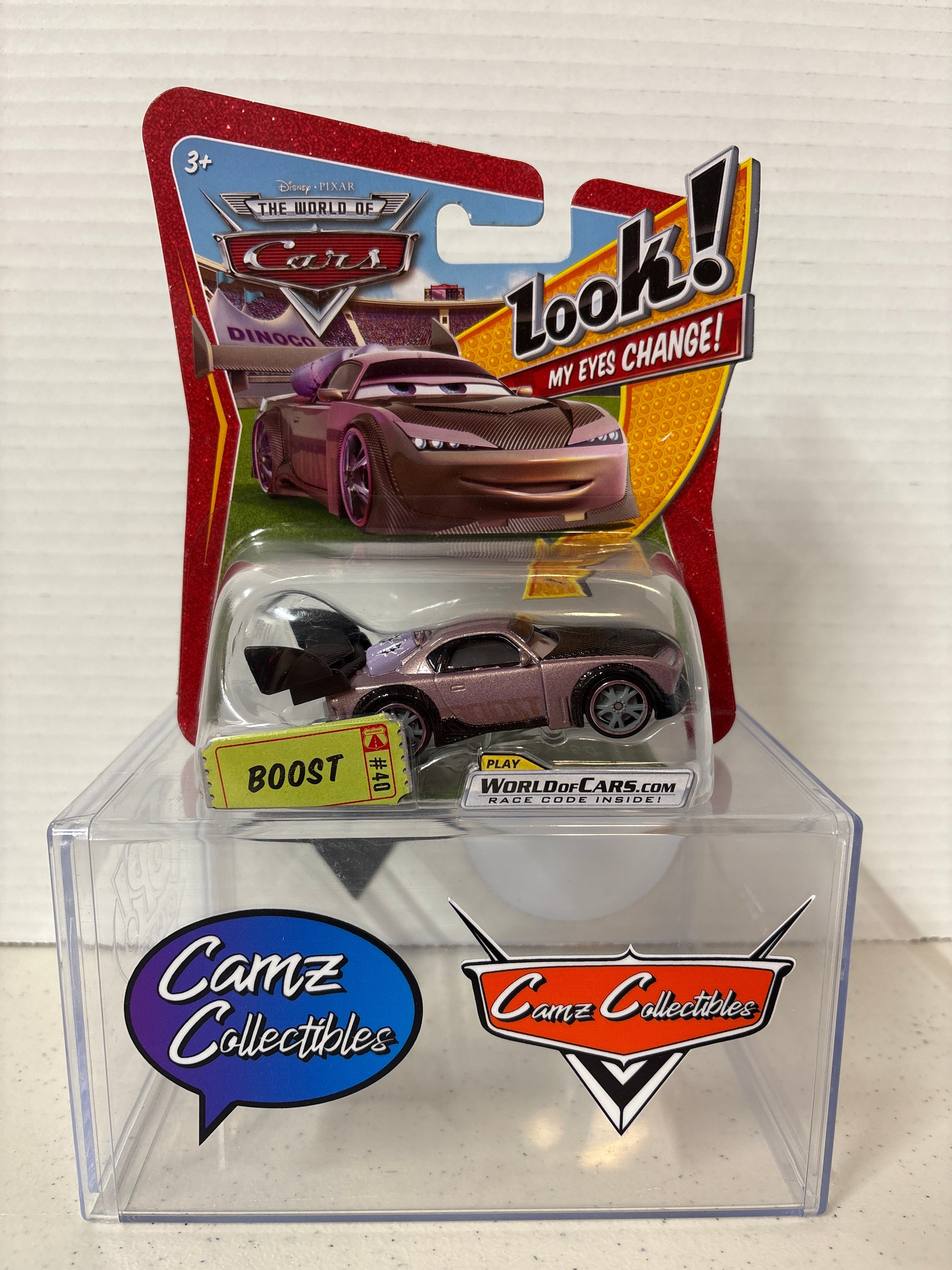 Disney Pixar Cars World of Cars Lenticular eyes Boost