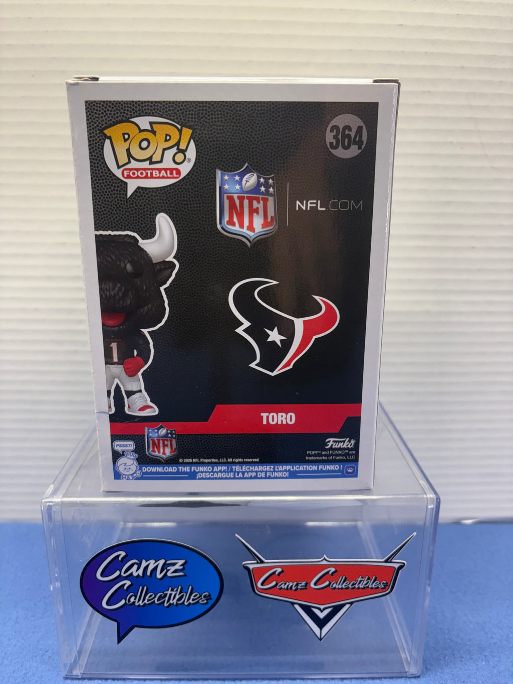 Funko Pop NFL Mascot Houston Texans Toro #364