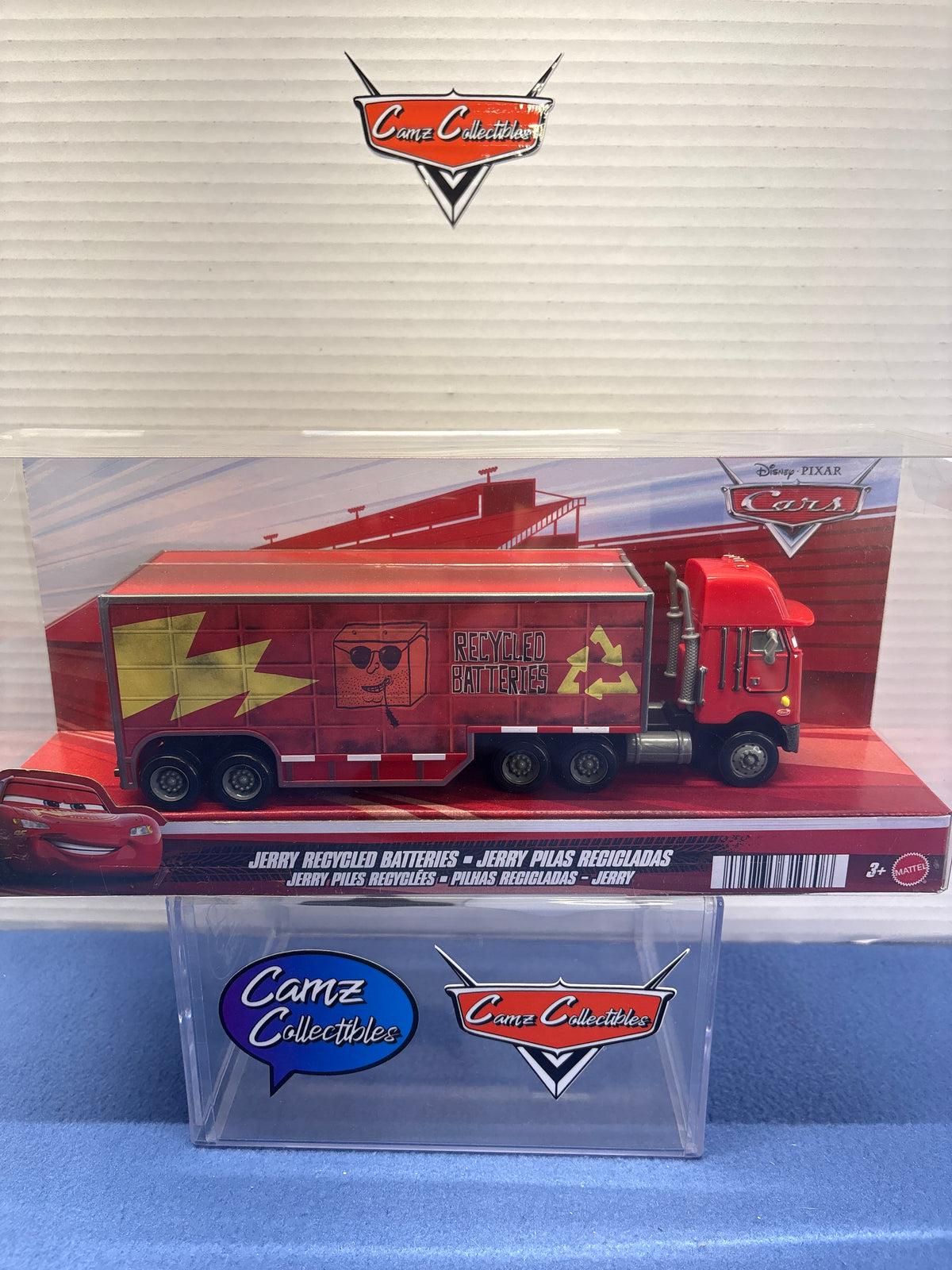 Disney Pixar Cars Jerry Recycled Batteries Hauler 2022