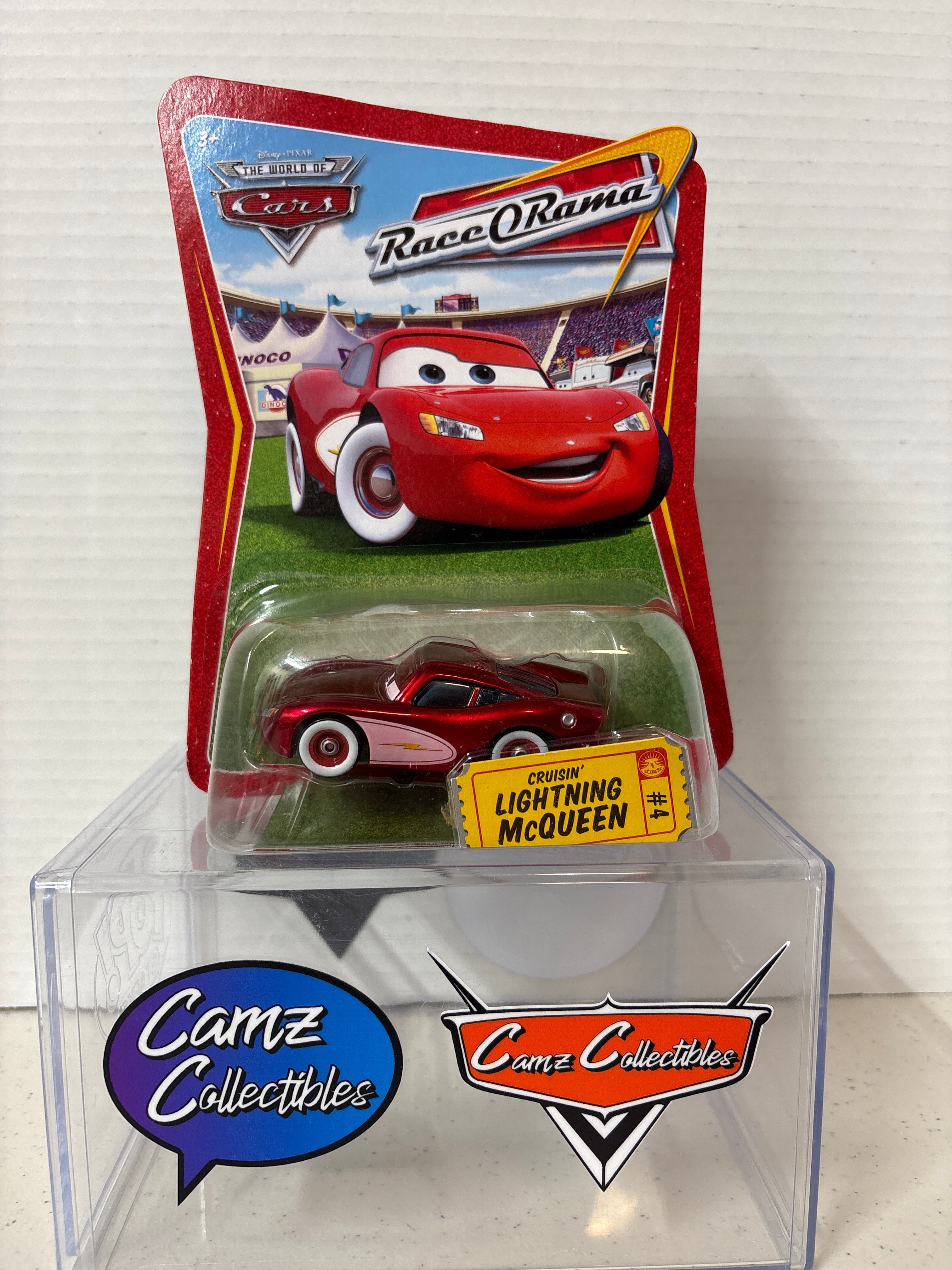 Disney Pixar World of Cars Race O Rama Cruisin' Lightning McQueen