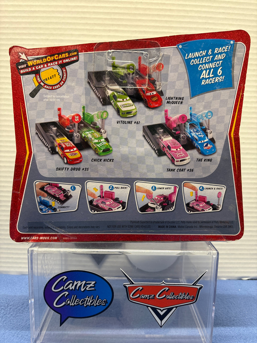 Disney Pixar Cars World of Cars Race o Rama Launch & Race Tank Coat #36