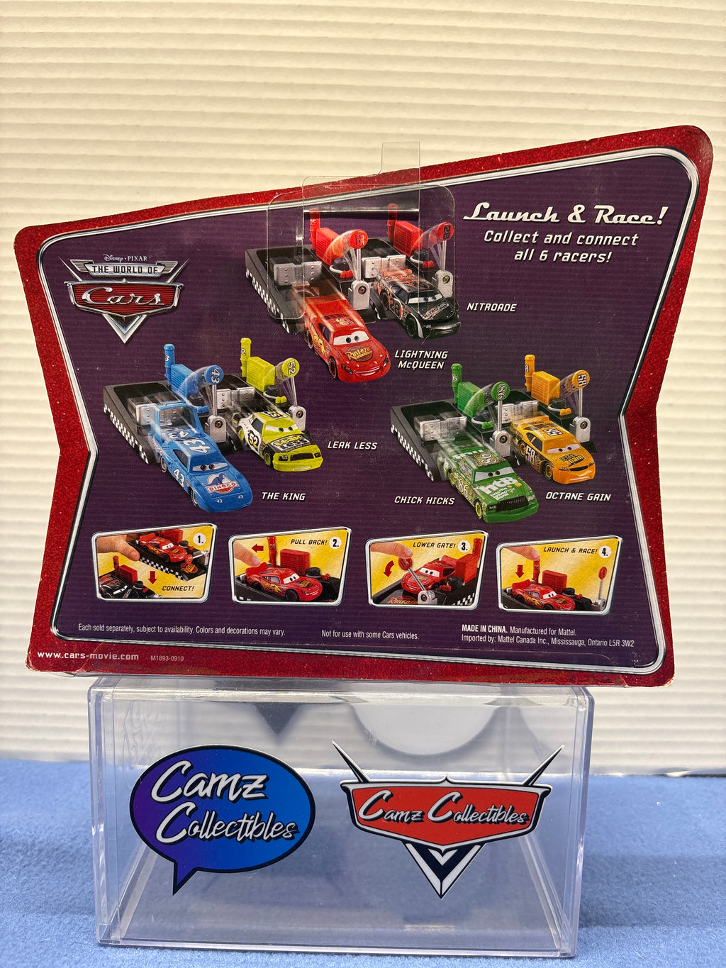 Disney Pixar Cars World of Cars Pit Race-Off Lightning McQueen