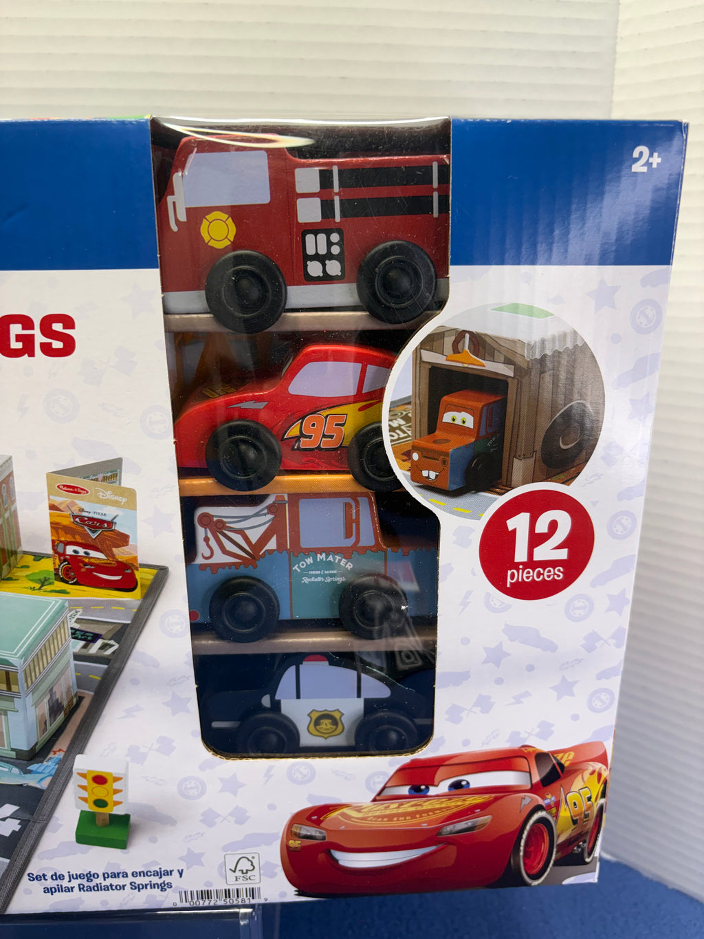 Disney Pixar Cars Melissa & Doug Radiator Springs 12 piece nest & stack play set