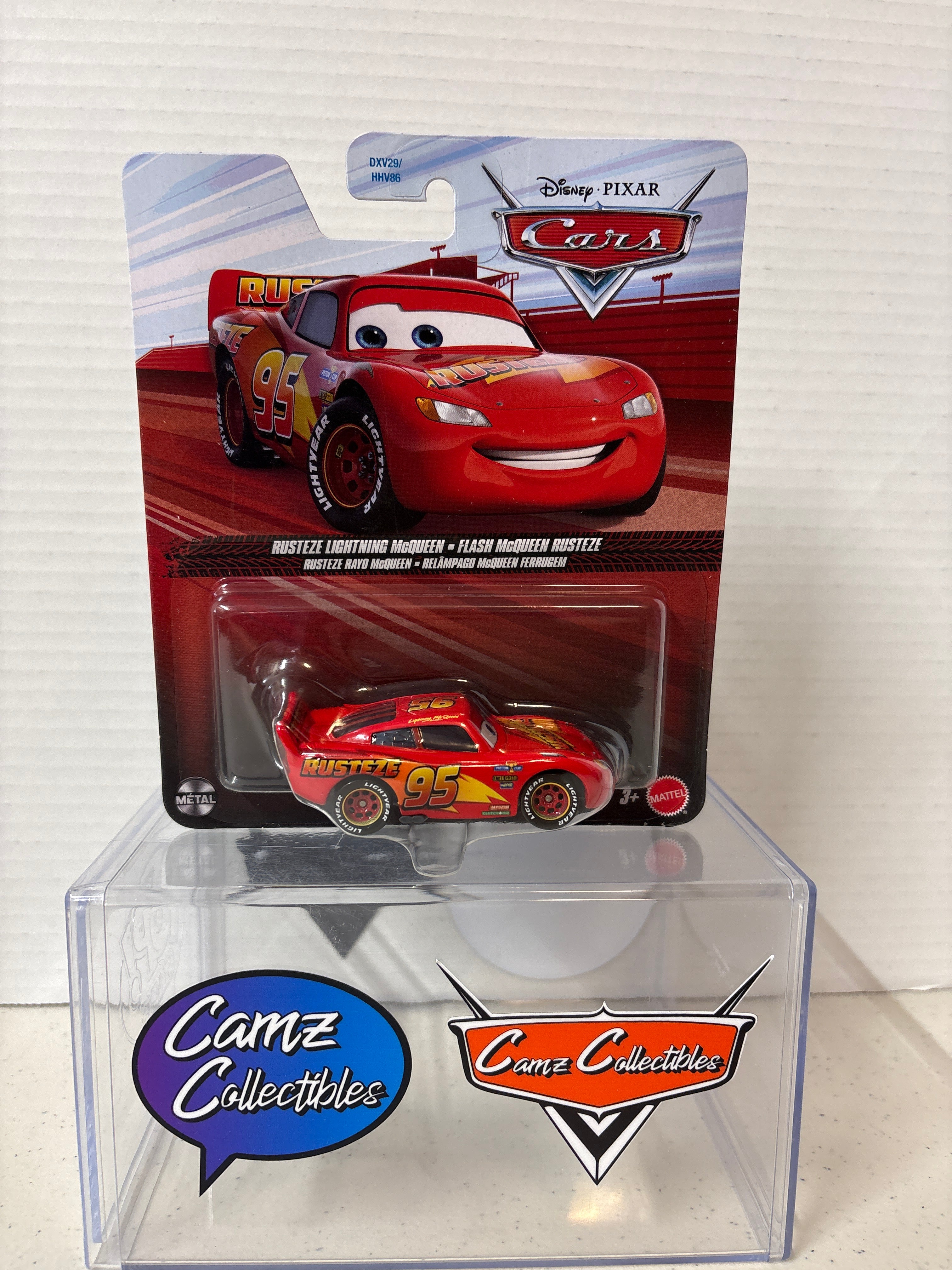 Disney Pixar Cars Rusteze Lightning McQueen 2026 release on 2021 metal card