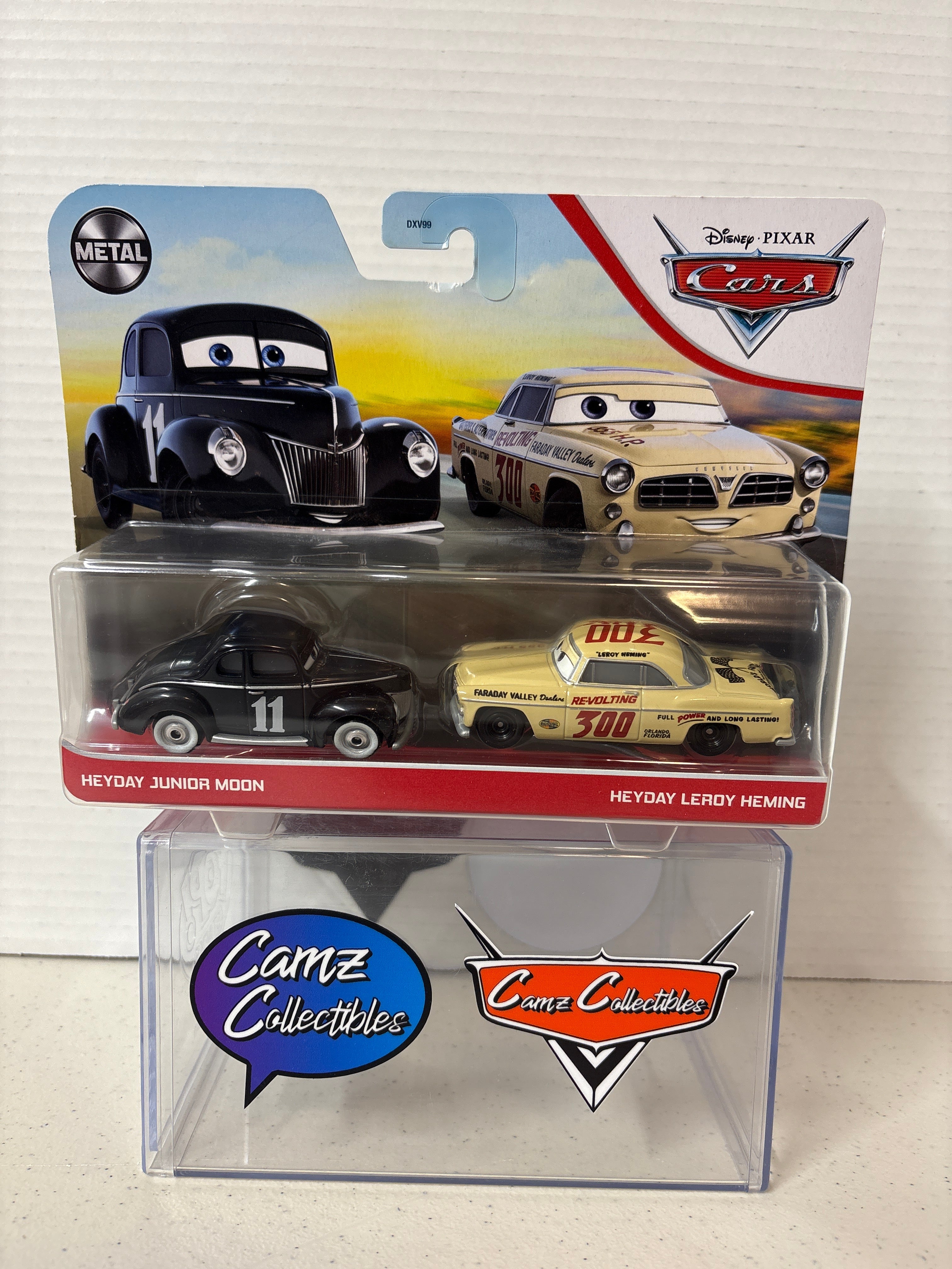 Disney Pixar Cars Heyday Junior Moon & Heyday Leroy Heming