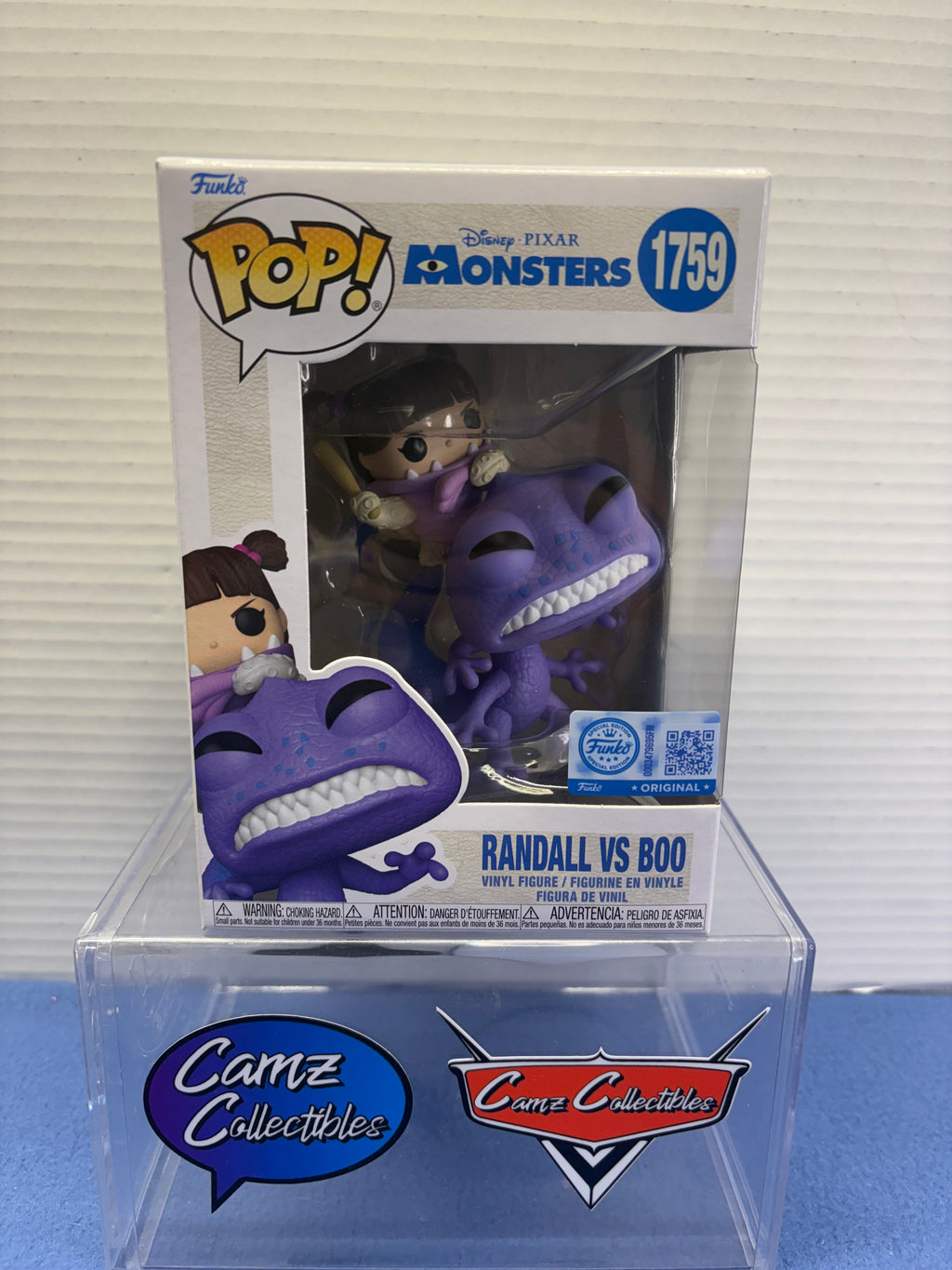 Funko Pop Randall vs Boo #1759 Monsters Inc.