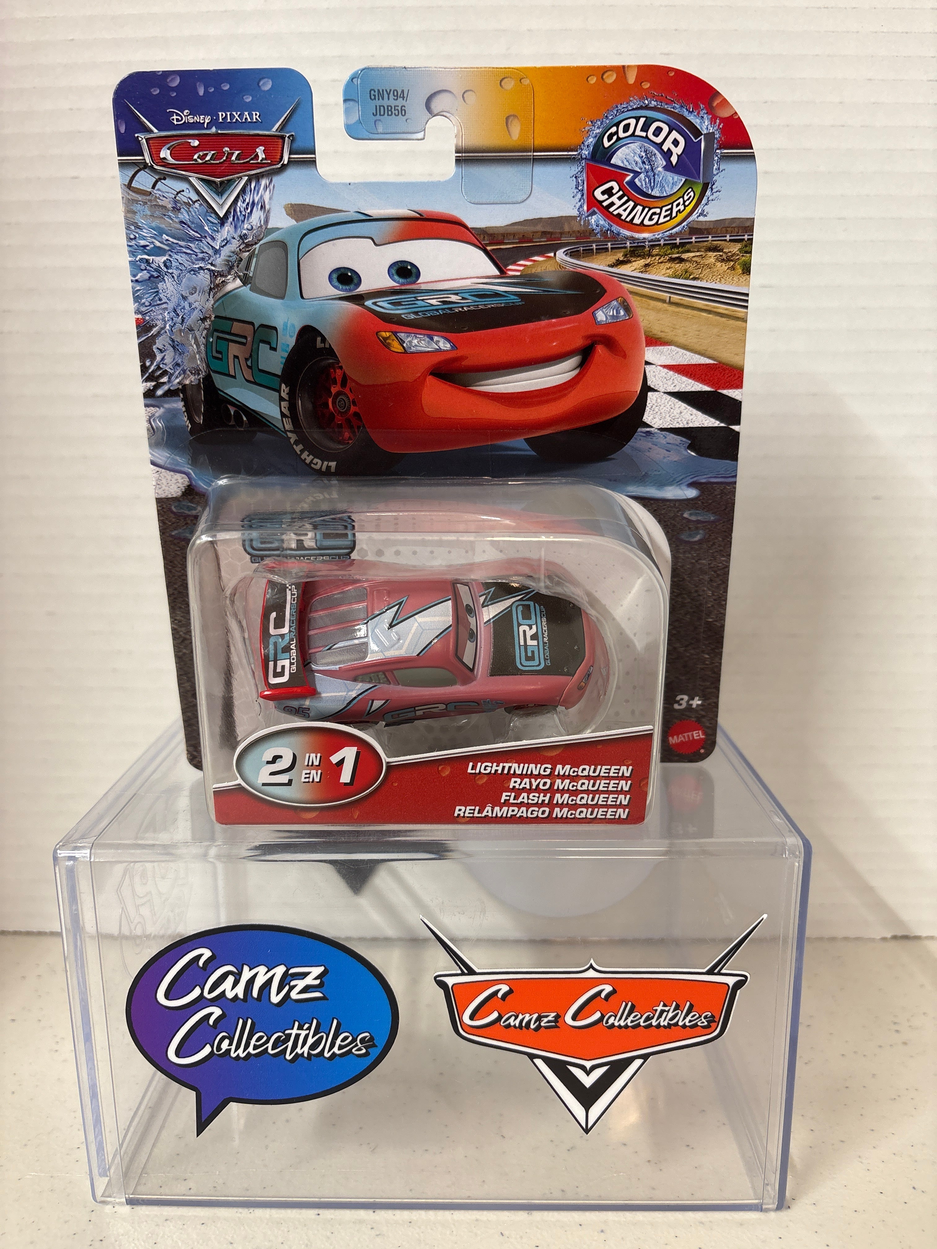 Disney Pixar Cars Color Changer GRC Lightning McQueen