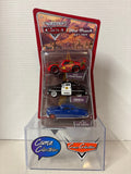 Disney Pixar Cars World of Cars Gift Pack Dirt Track Cactus Lightning McQueen, Sheriff, and Dirt Track Doc Hudson