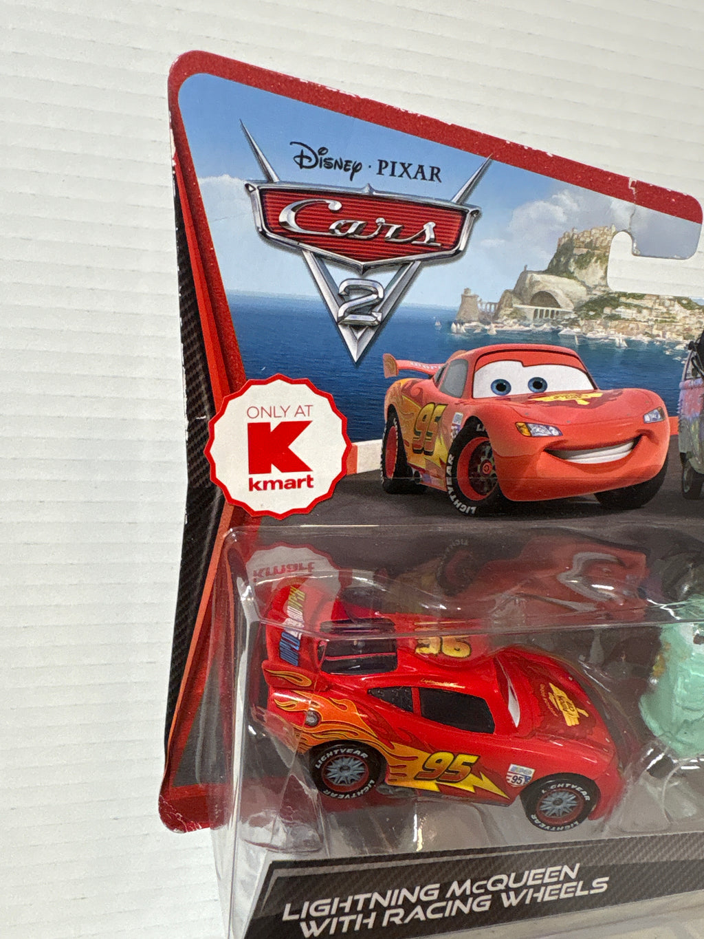 Disney Pixar Cars 2 two-pack Lightning McQueen with Racing Wheels and Fillmore with Headset Kmart Exclusive