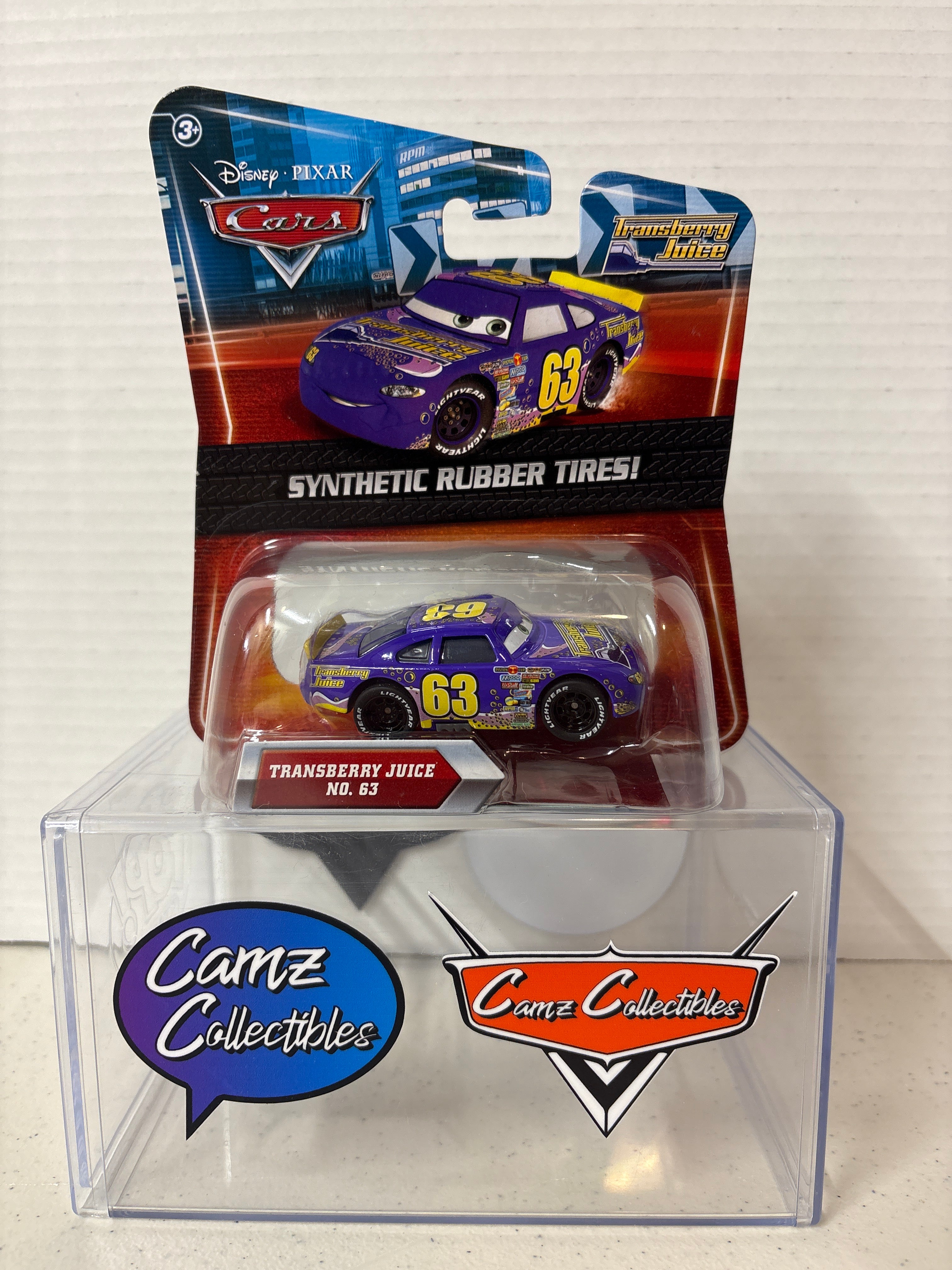 Disney Pixar Cars Synthetic Rubber Tires Transberry Juice #63