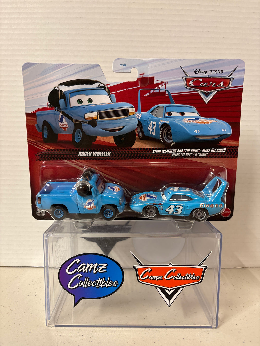 Disney Pixar Cars 2026 release on 2022 card Roger Wheeler & Strip Weathers AKA "The King" Two pack