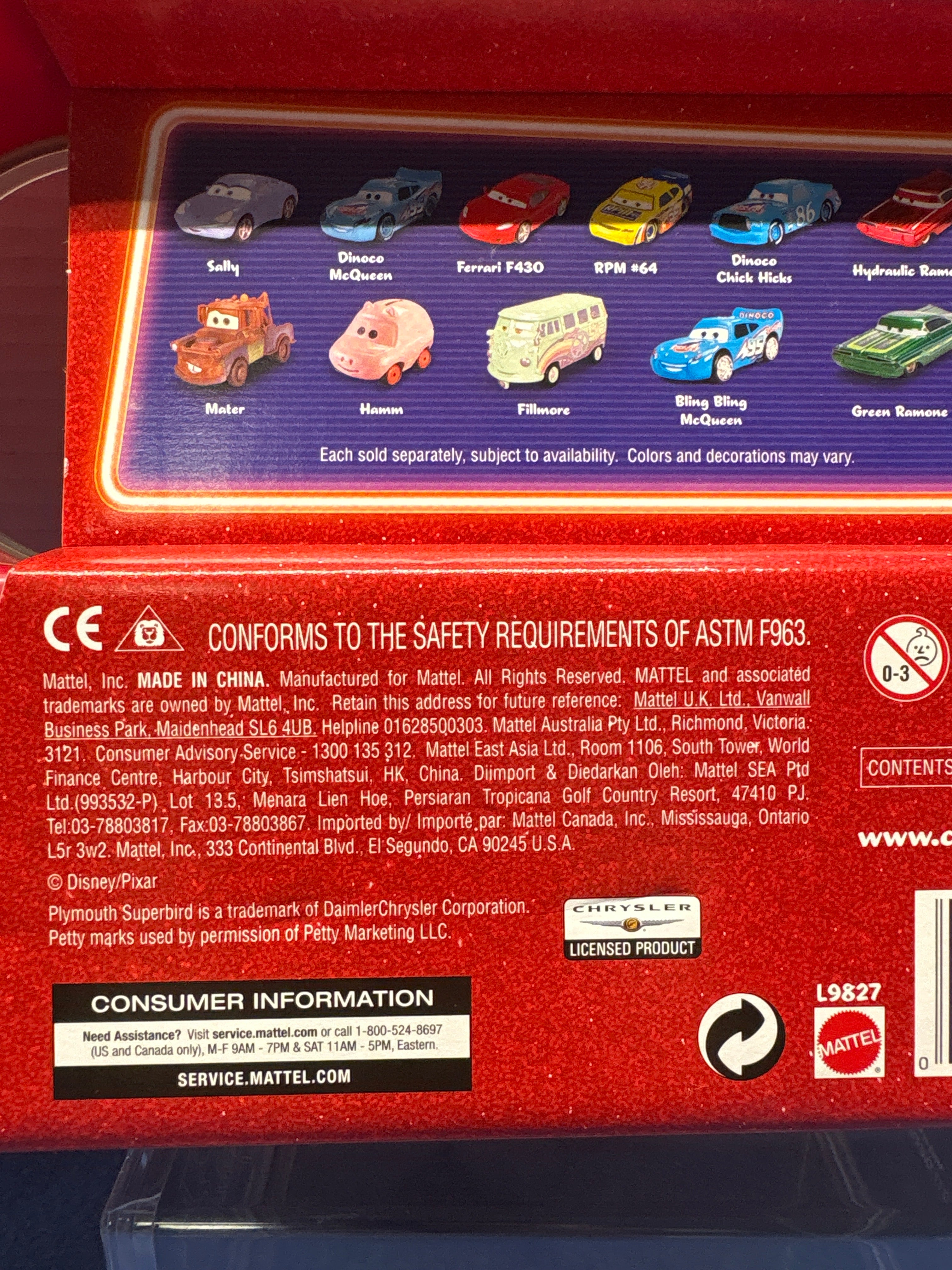 Disney Pixar Cars Supercharged Rare Race Case and Track with Lightning McQueen and King