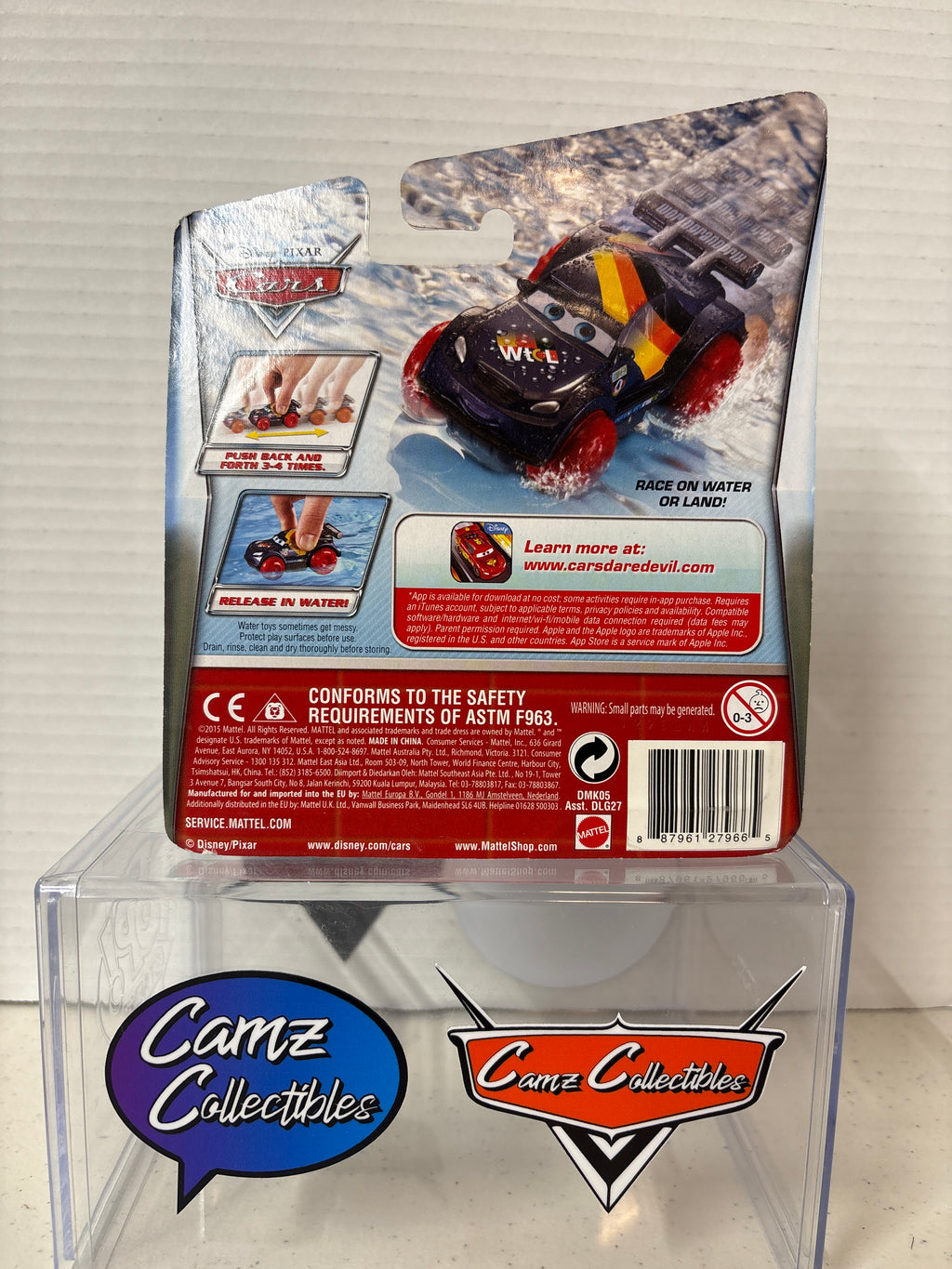 Disney Pixar Cars Hydro Wheels Max Schnell Race on Water