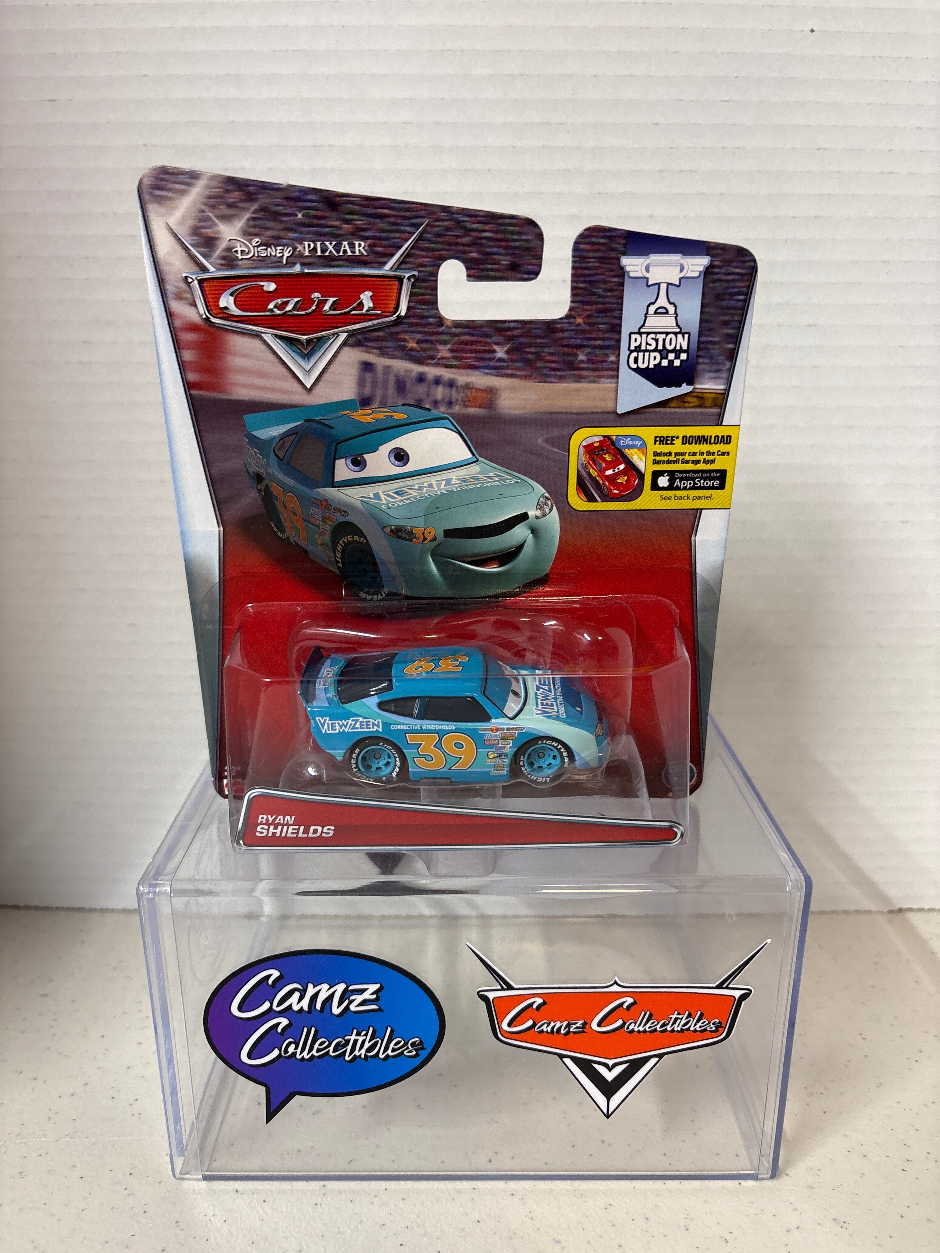 Disney Pixar Cars Ryan Sheilds #39 Piston Cup Card