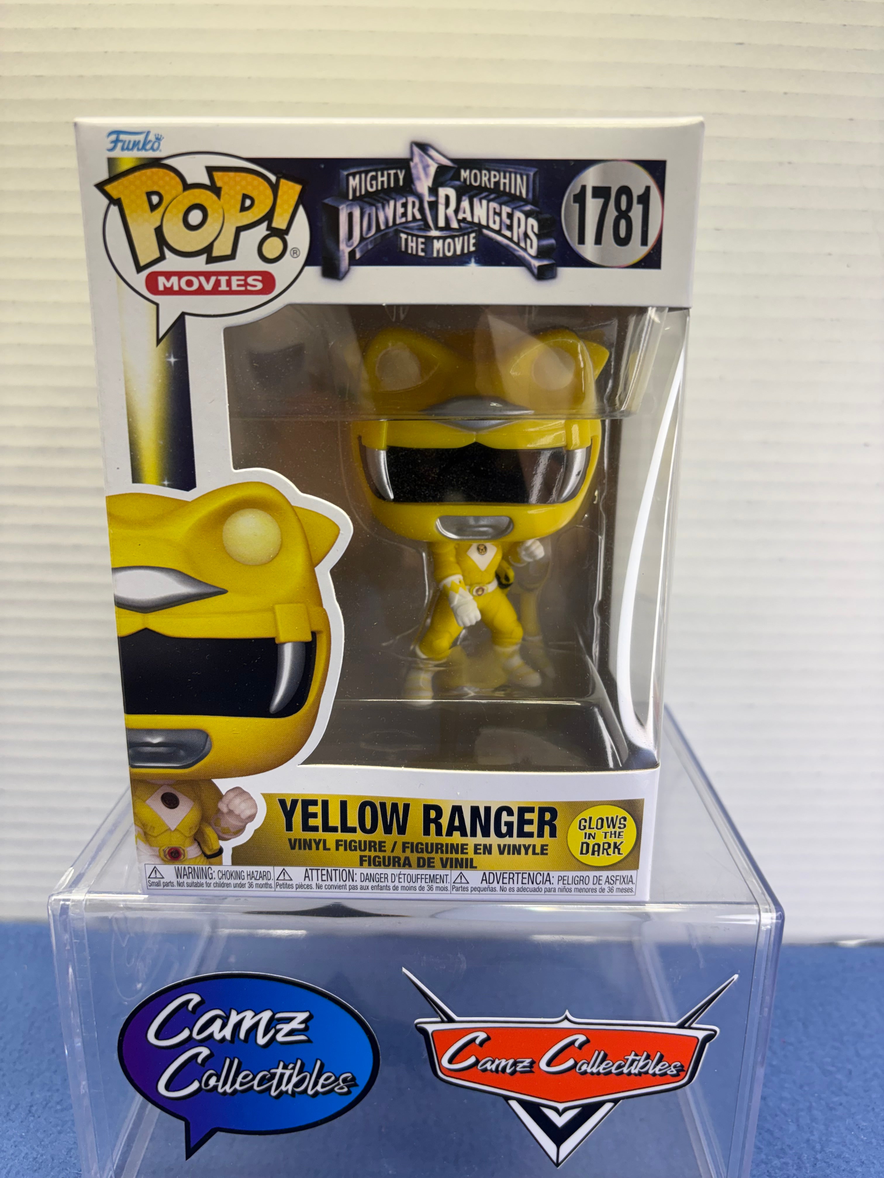 Funko Pop Power Ranger Glow in the Dark Yellow Ranger #1781