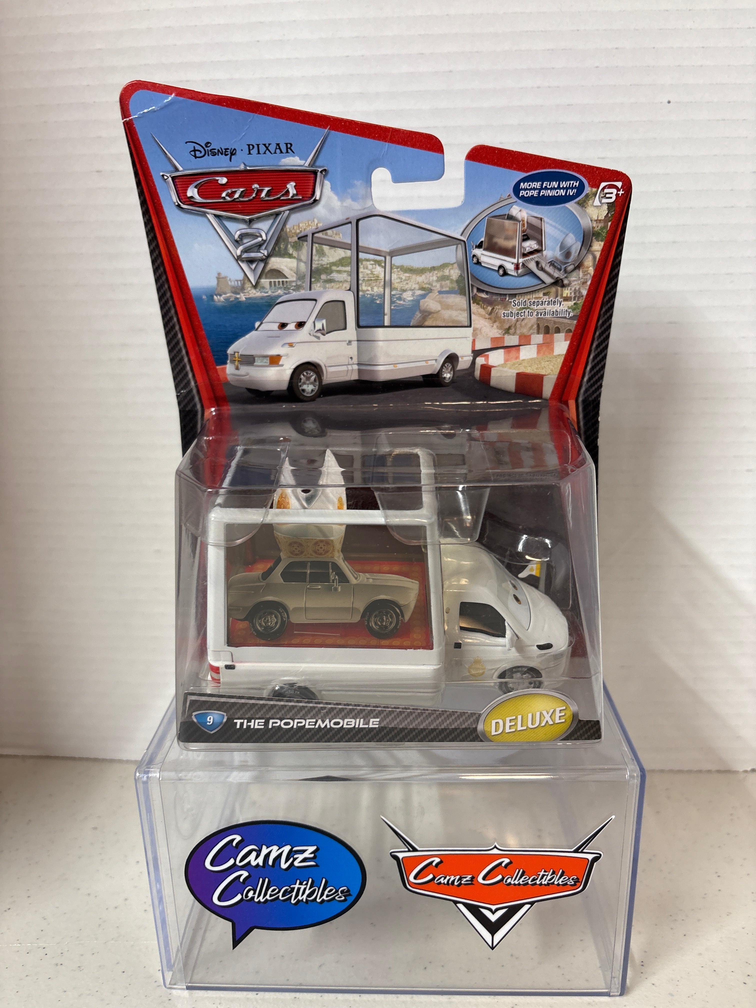 Disney Pixar Cars 2 The Popemobile Deluxe