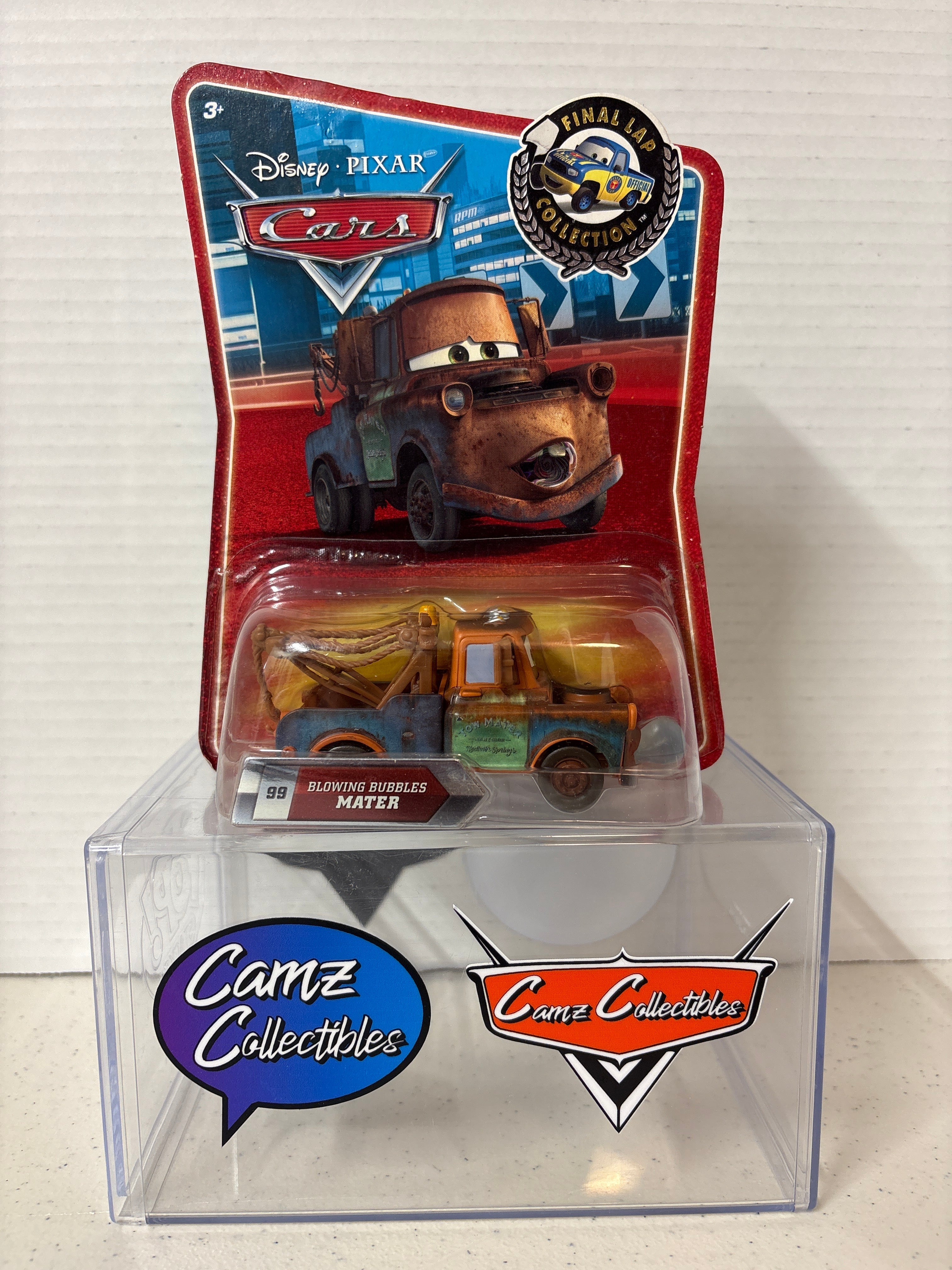 Disney Pixar Cars Final Lap Collection Blowing Bubbles Mater