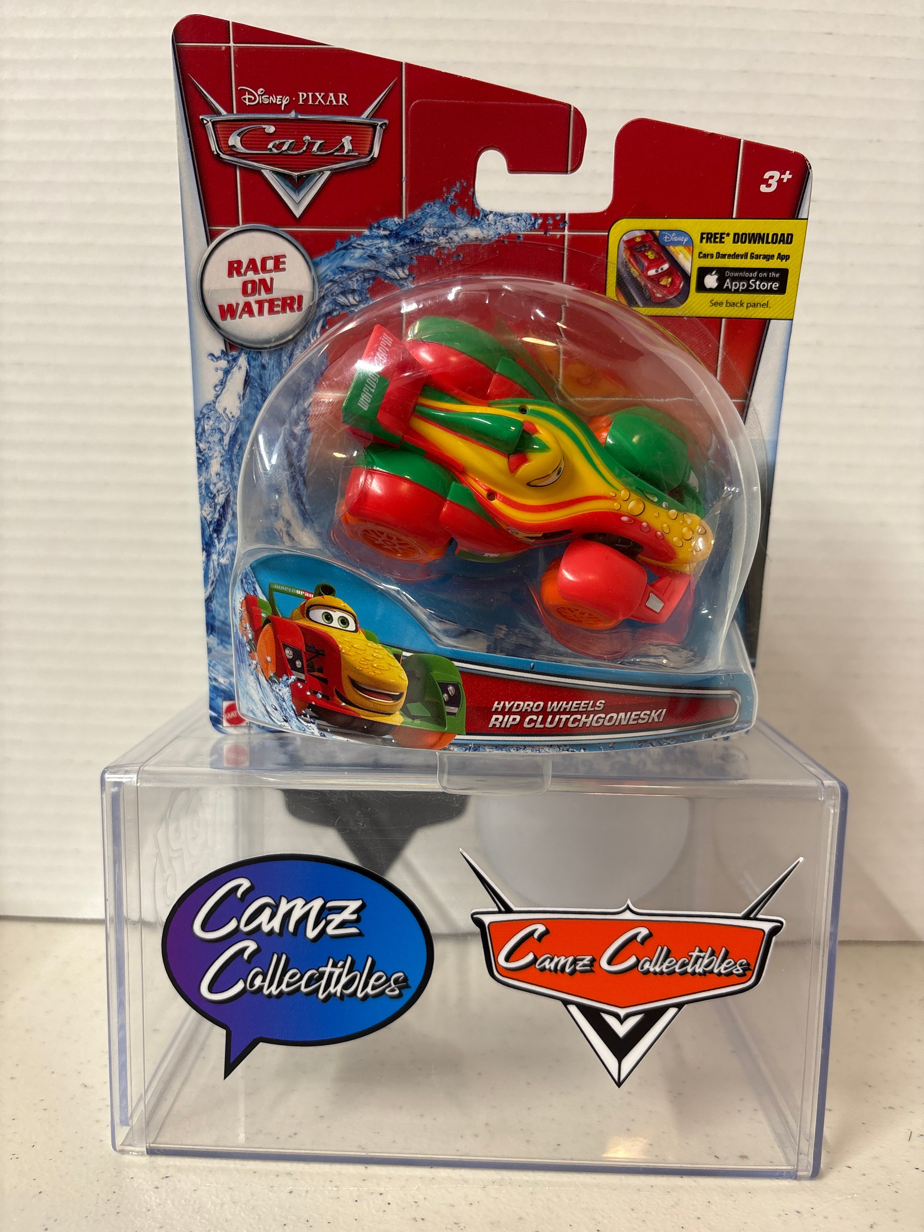 Disney Pixar Cars Hydro Whees Rip Clutchgonski Race on Water
