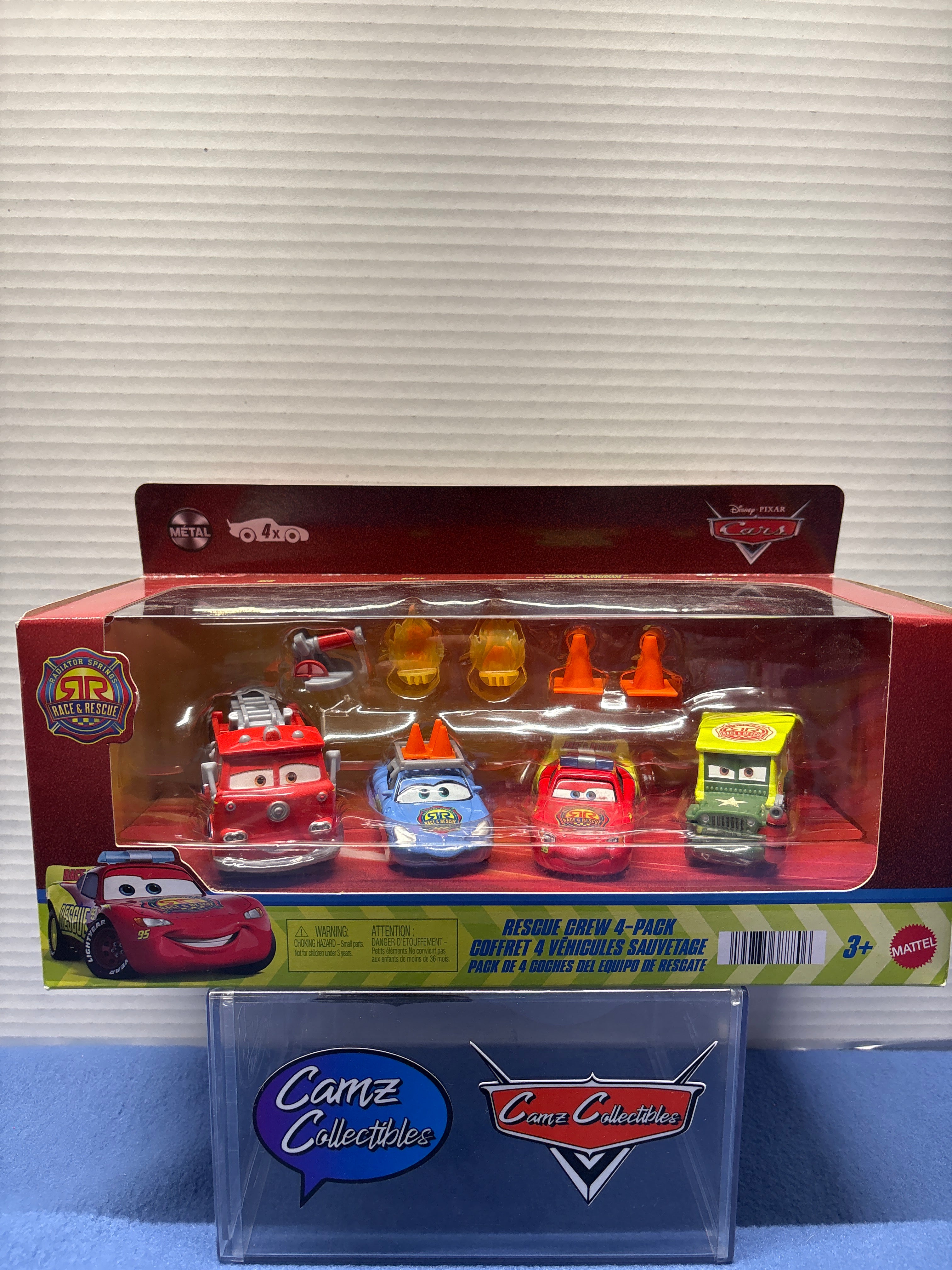 Disney Pixar Cars Rescue Crew 4-Pack Race & Rescue