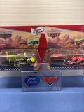 Disney Pixar Cars World of Cars Value 2 Pack Pit Race Off Trunk Fresh and Pit Race Off No Stall