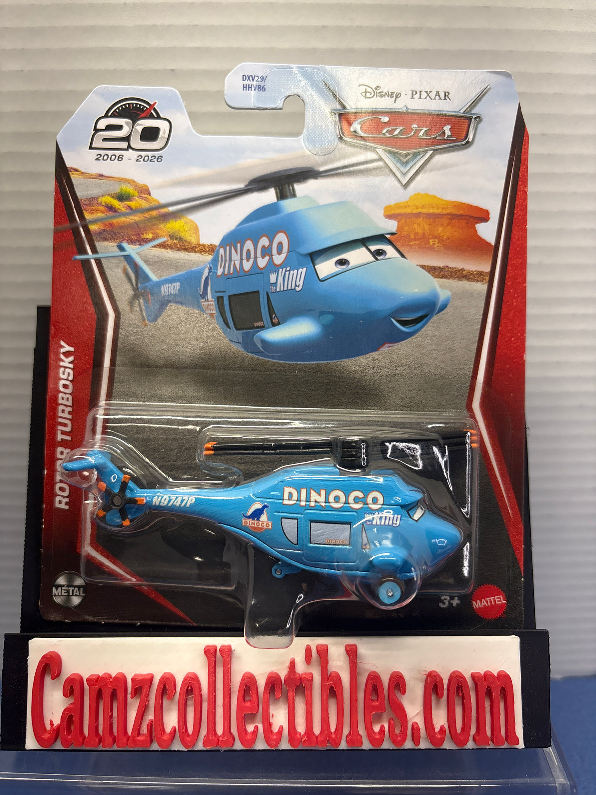 Disney Pixar Cars 20th Anniversary Rotor Turbosky