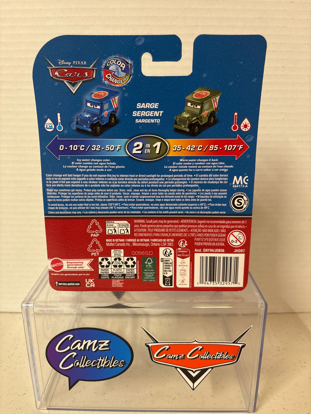 Race & Rescue Color Changer Sarge 2 in 1