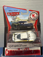 Disney Pixar Cars 2 Kmart Silver Series Lewis Hamilton with Metallic Finish