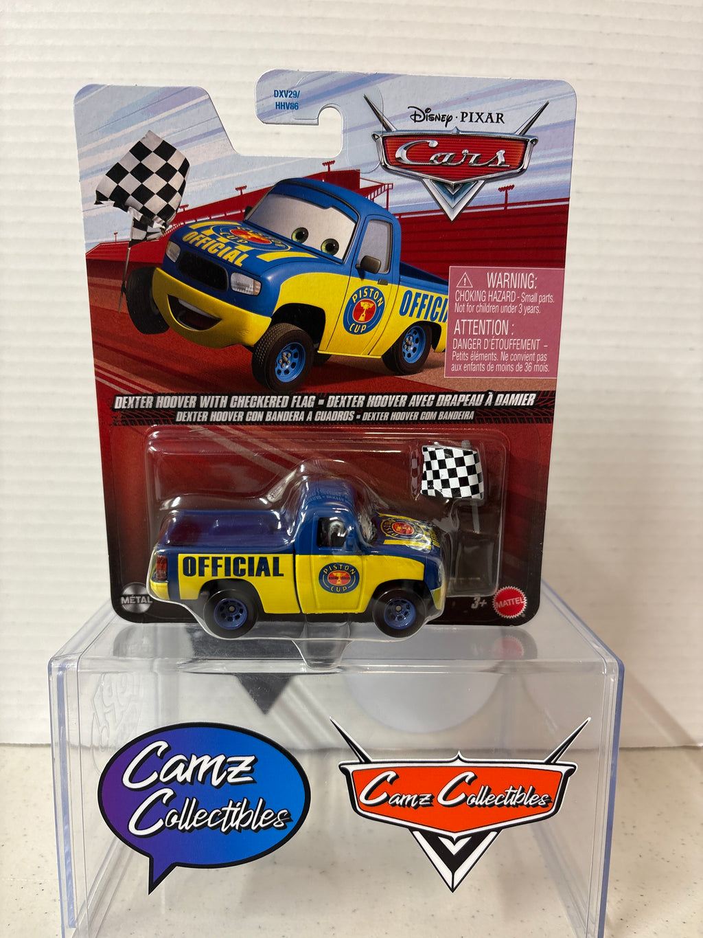 Disney Pixar Cars Dexter Hoover with Checkered Flag 2021 relrease