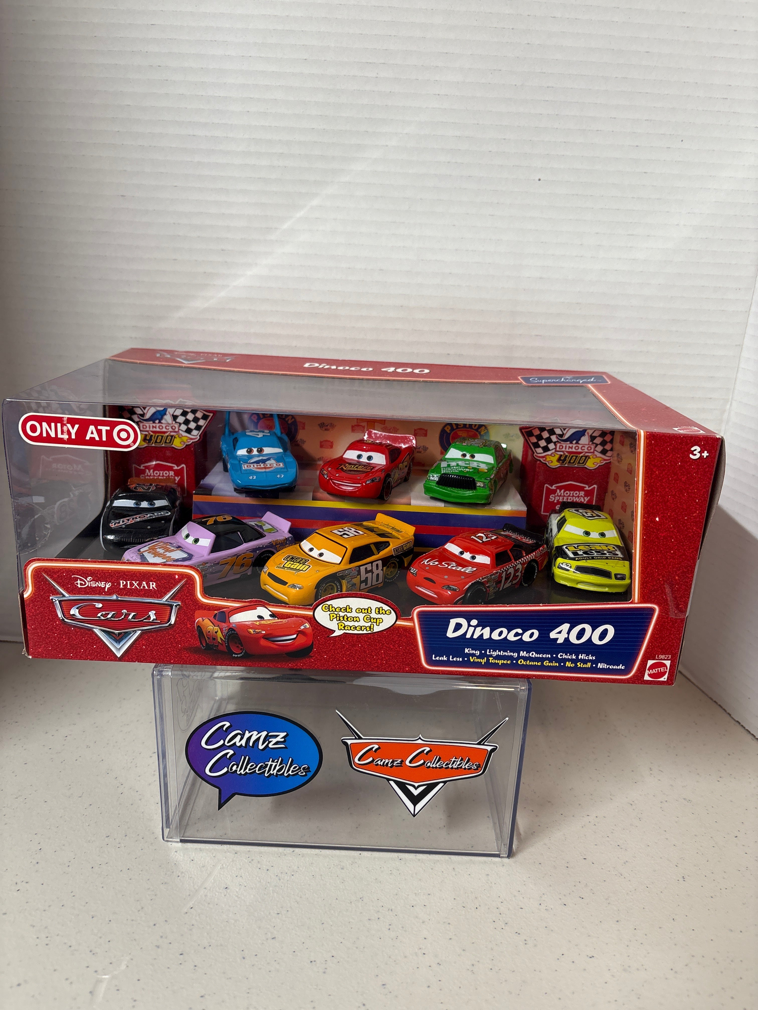 Disney Pixar Cars Supercharged Dinoco 400 set