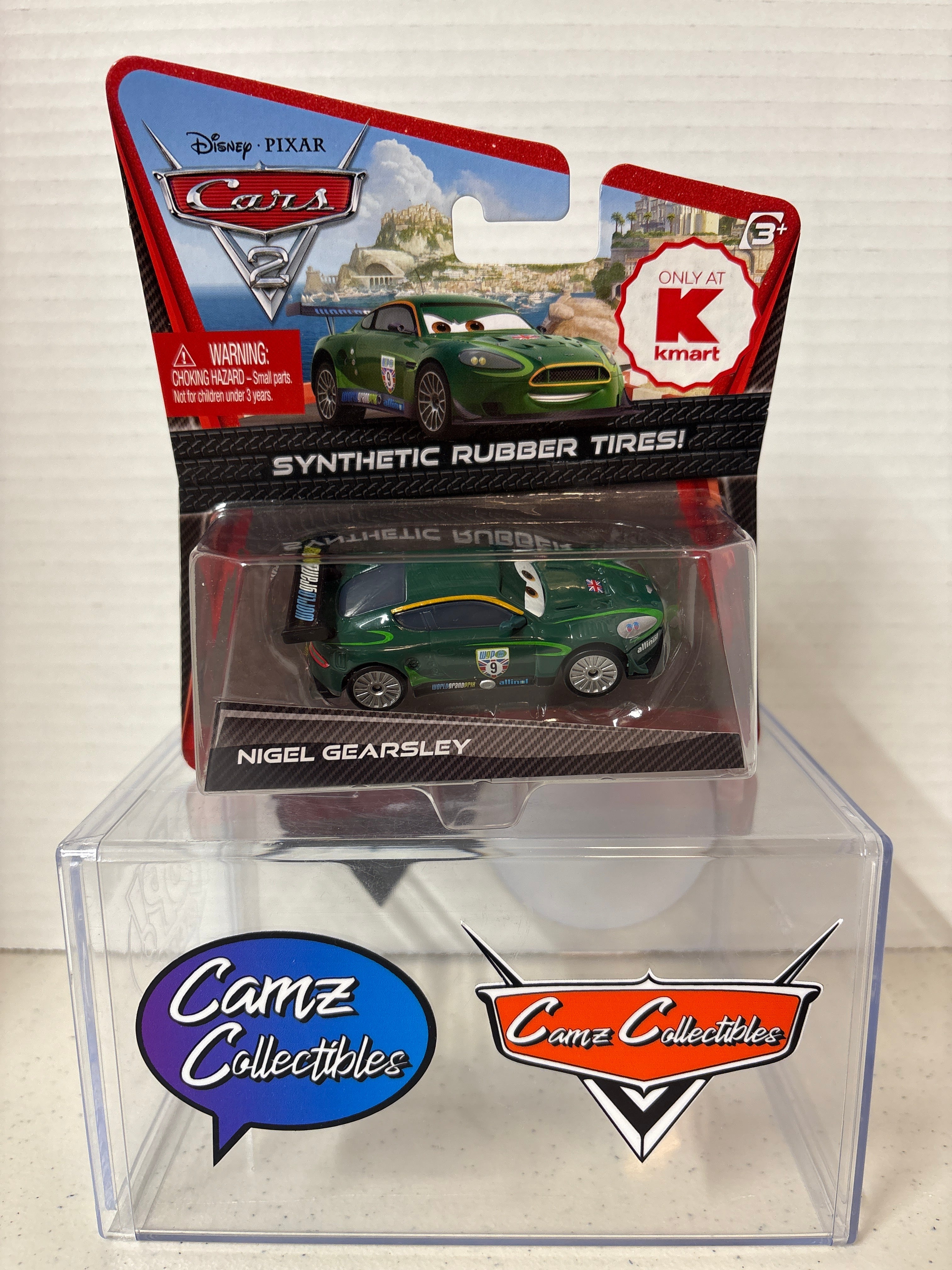 Disney Pixar Cars 2 Nigel Gearsley Kmart Exclusive Rubber Tires