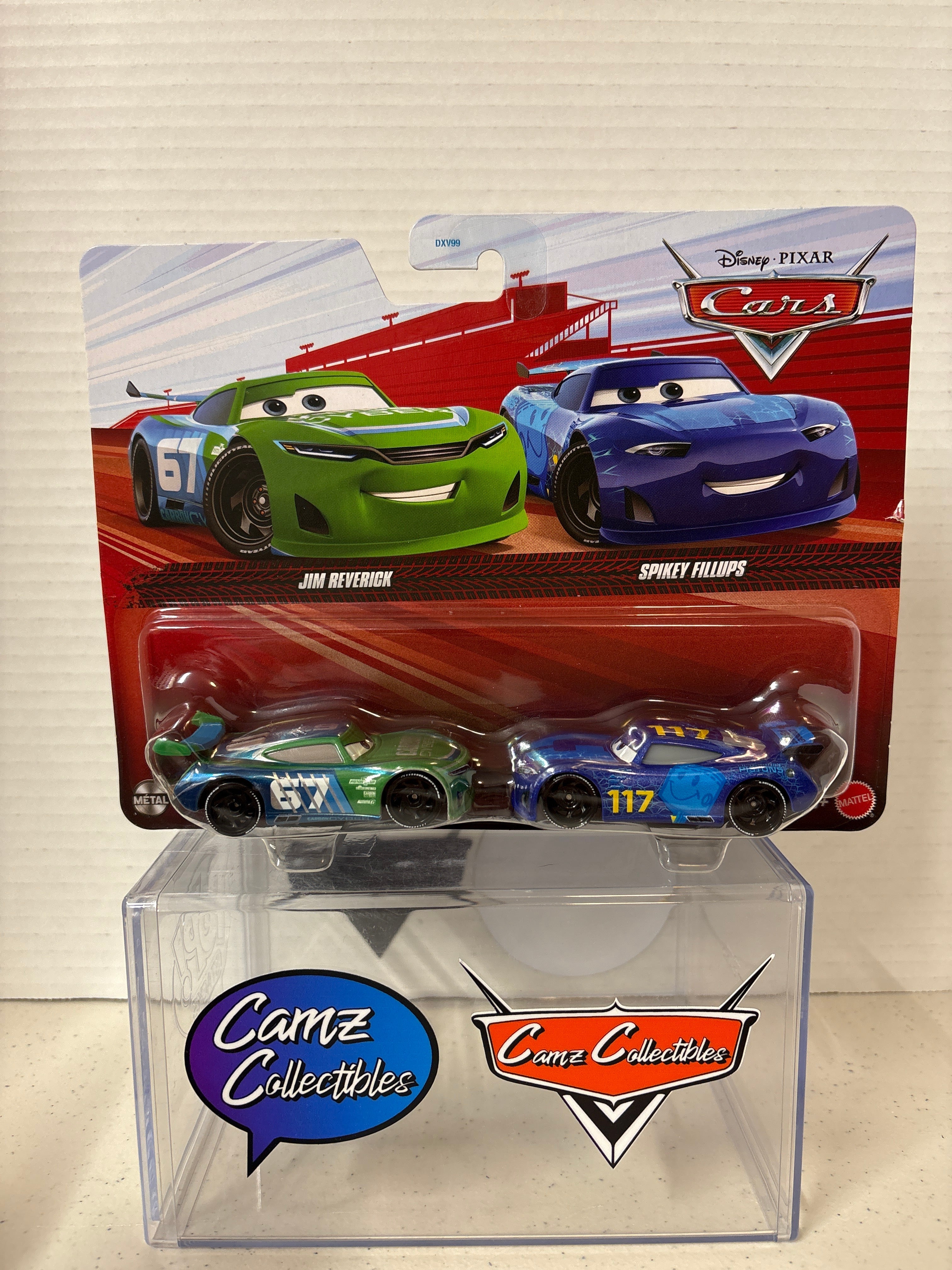 Disney Pixar Cars 2-pack Jim Reverick & Spikey Fillups