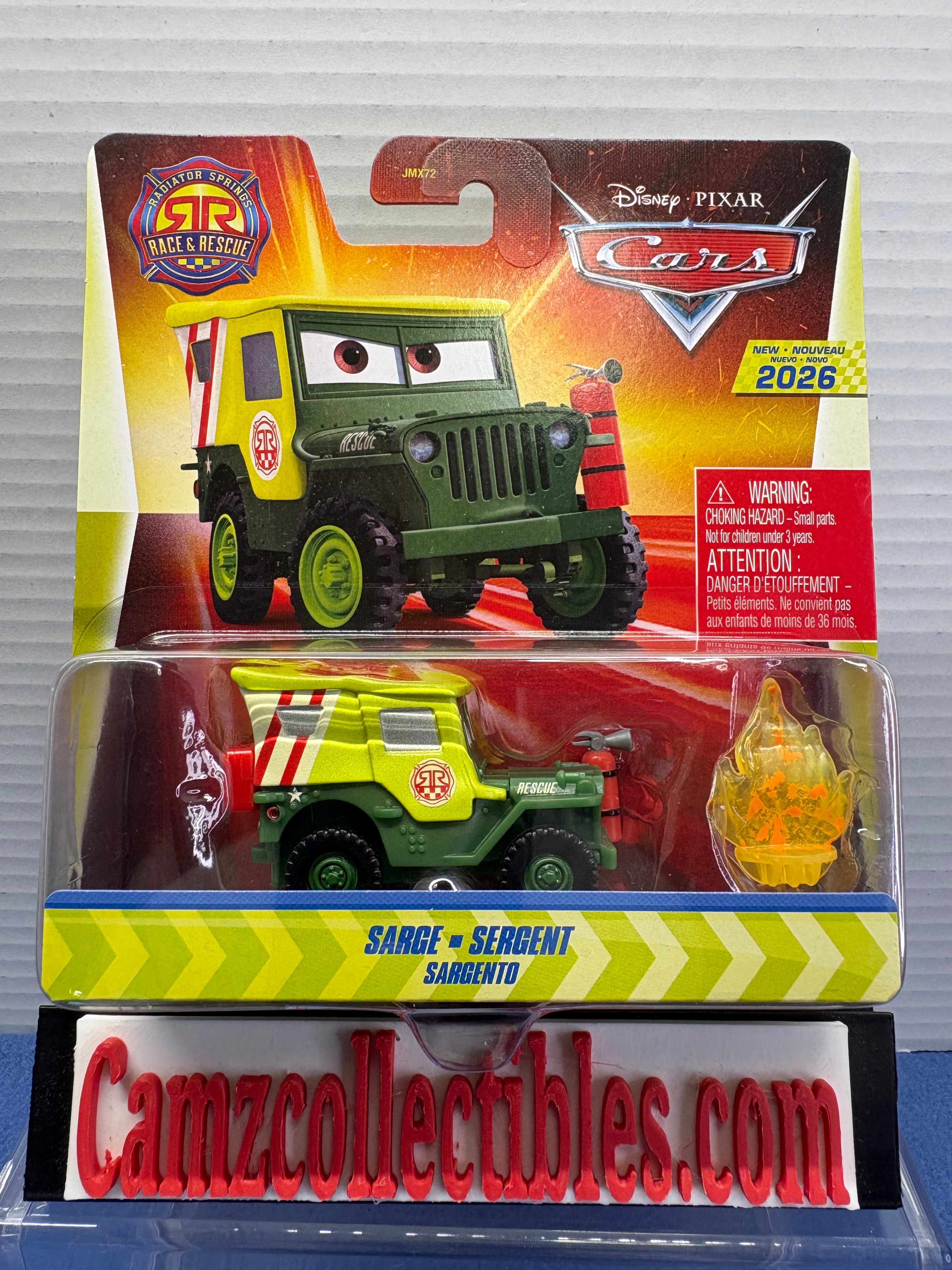 Disney Pixar Cars 2026 Race & Rescue Sarge