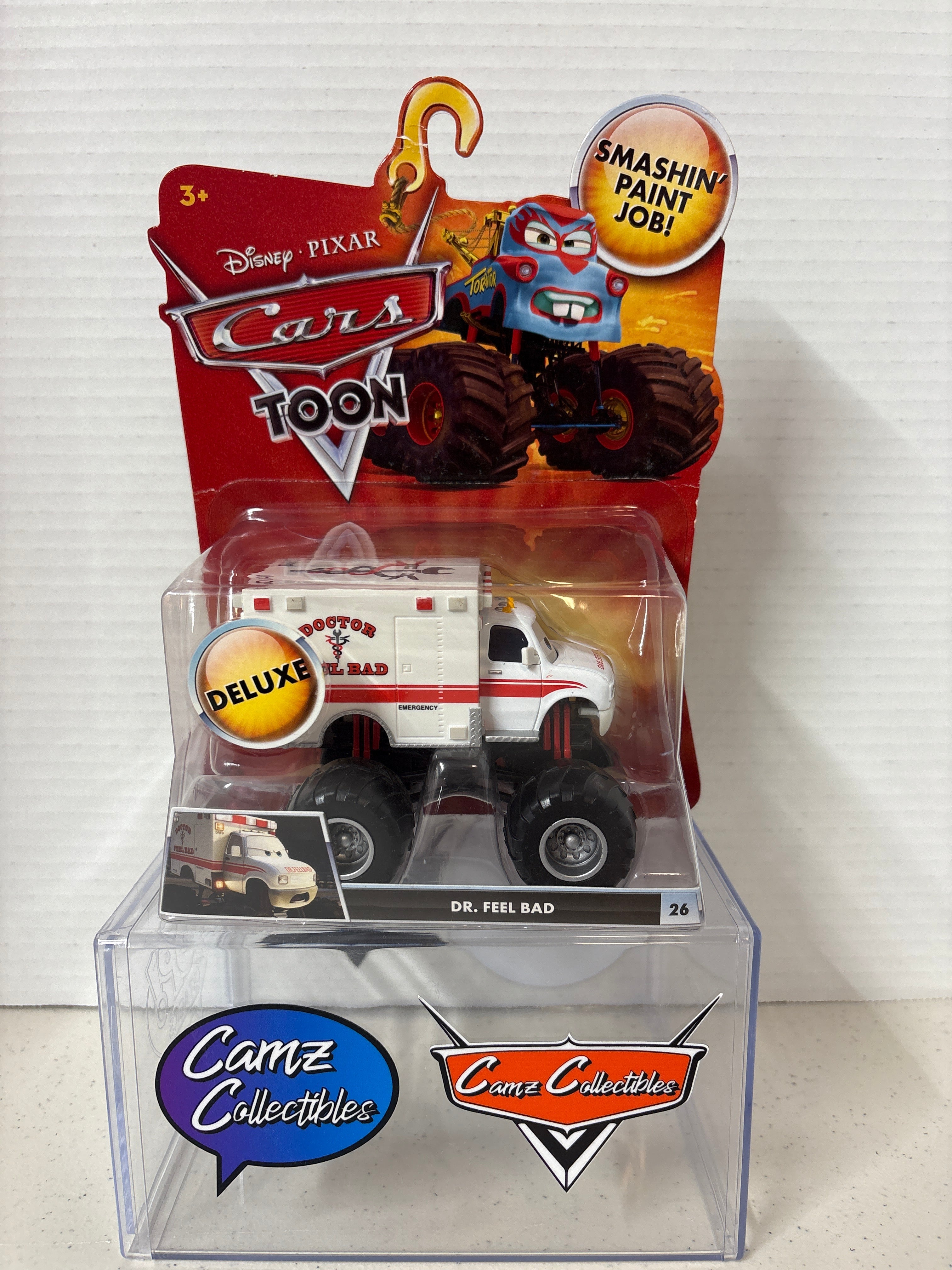Disney Pixar Cars Toon Dr. Feel Bad #26 Deluxe