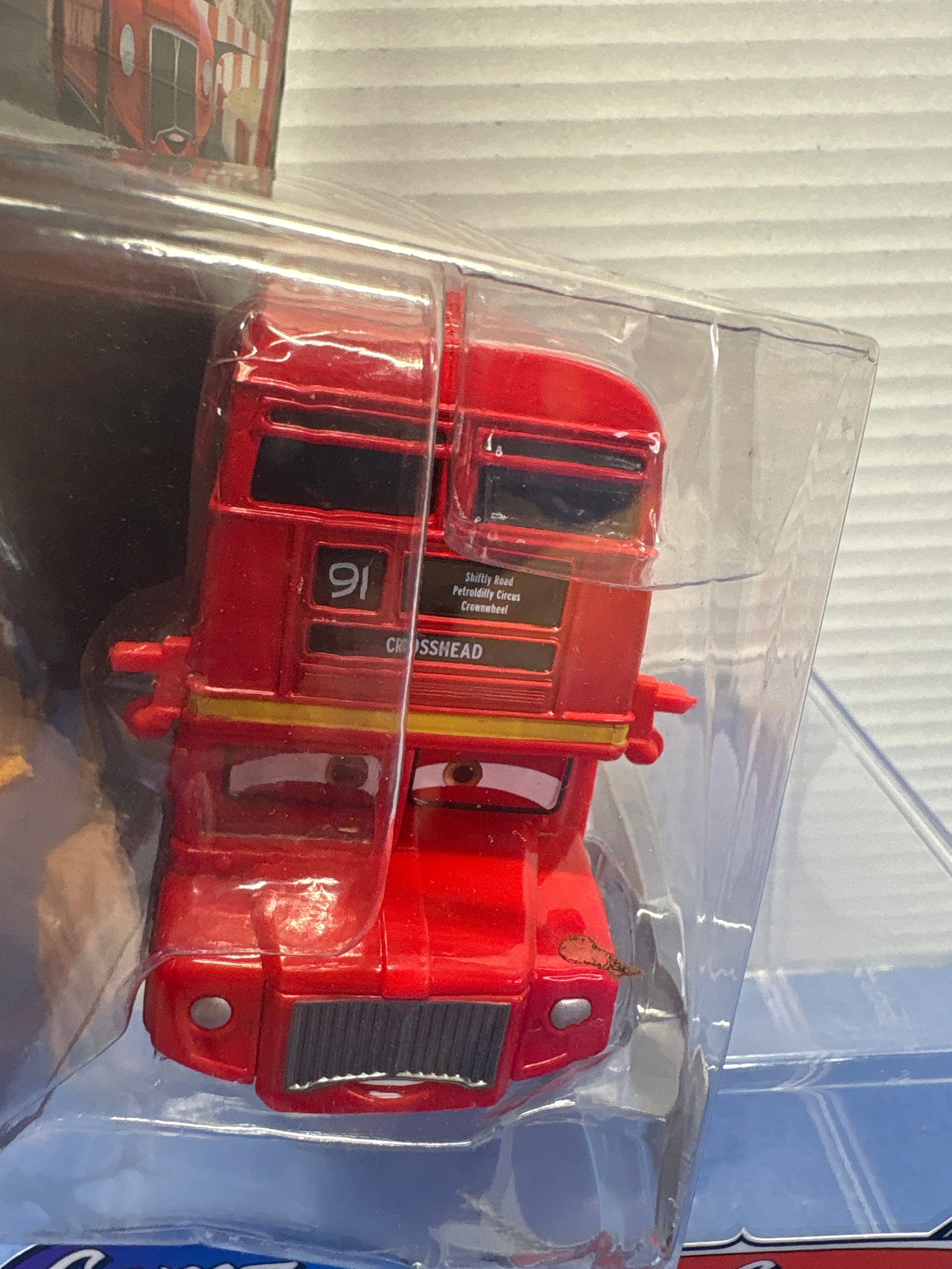 Disney Pixar Cars 2 Deluxe Double Decker Bus