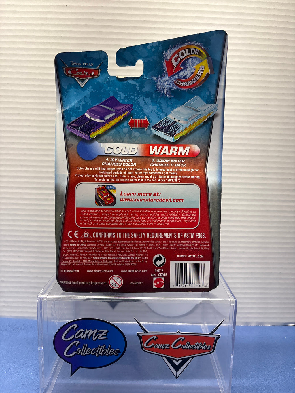 Disney Pixar Cars 2014 OG Color Changer Ramone 2 paint jobs in 1