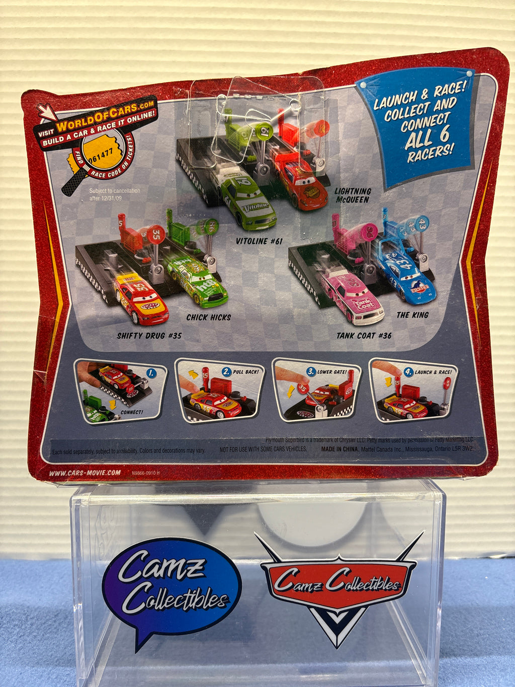 Disney Pixar Cars World of Cars Race o Rama Launch & Race Shifty Drug #35