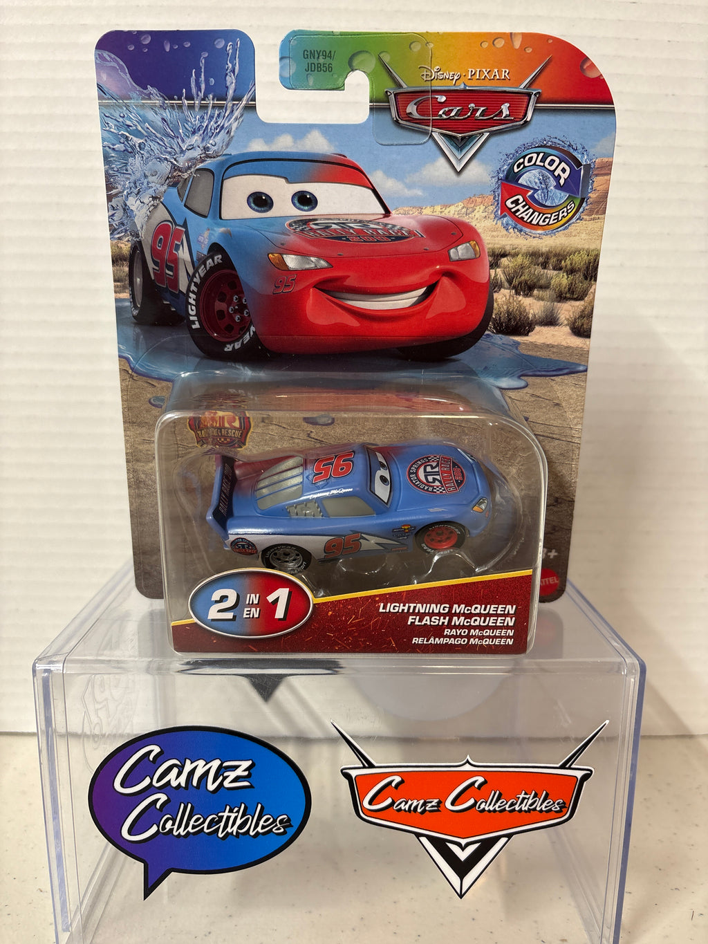 Disney Pixar Cars Color Changer Race & Rescue Race Rally Lightning McQueen Hard to Find