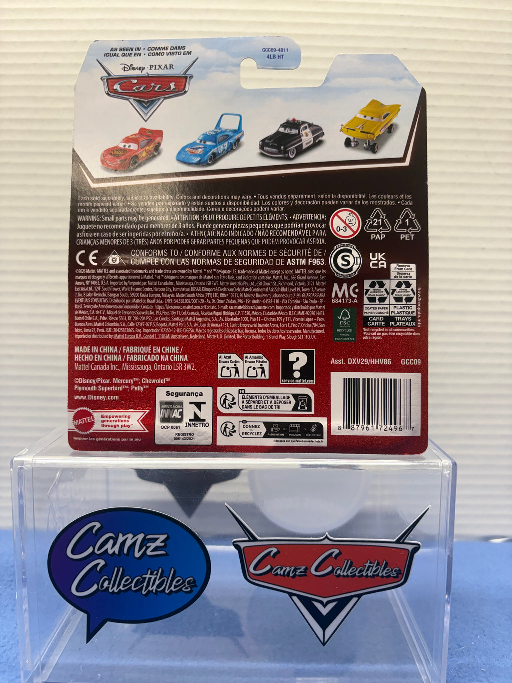Disney Pixar Cars 2026 20th Anniversary Singles Case DXV29-95H - Haul Inngas