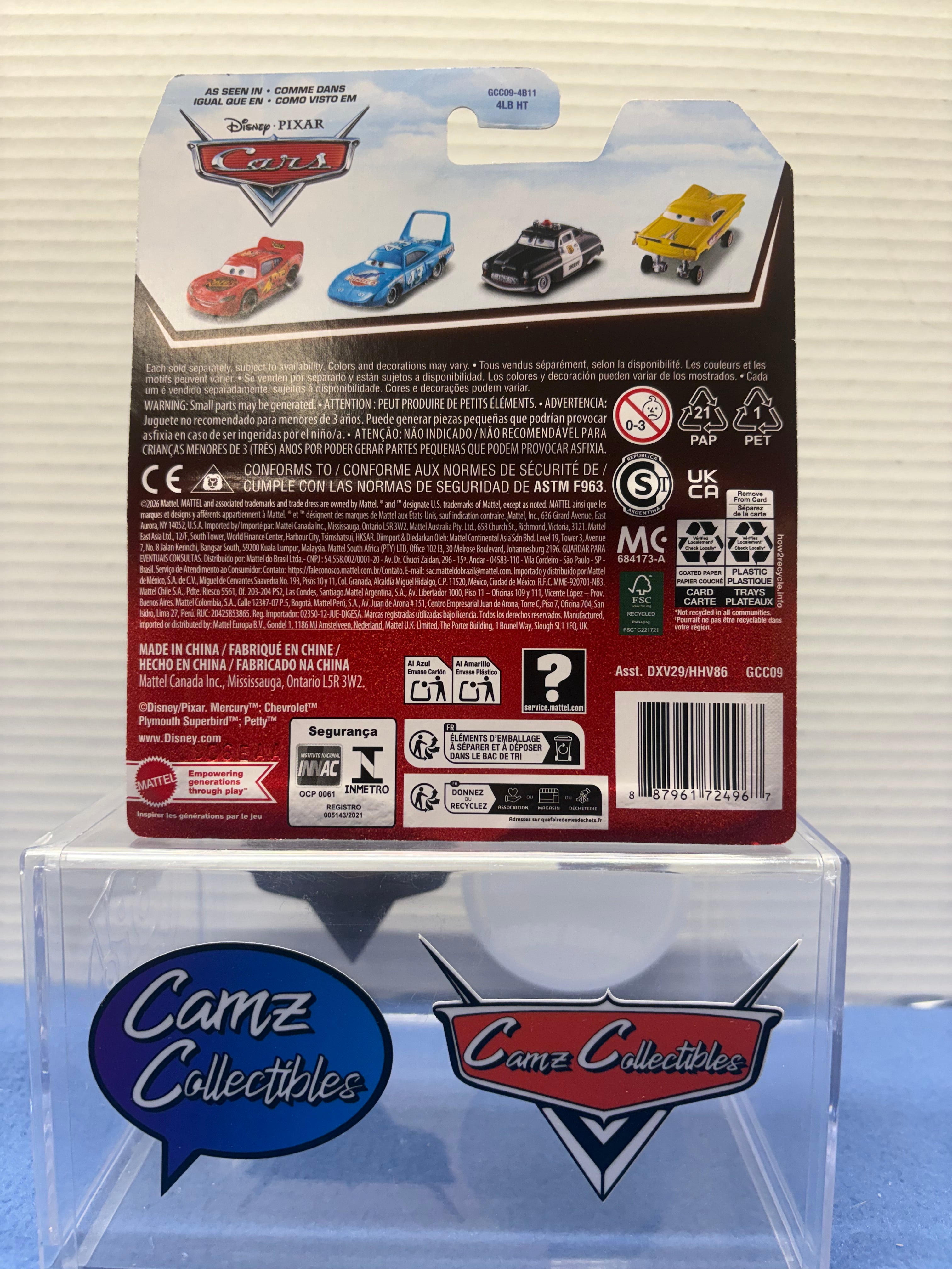 Disney Pixar Cars 2026 20th Anniversary Singles Case DXV29-95H - Haul Inngas