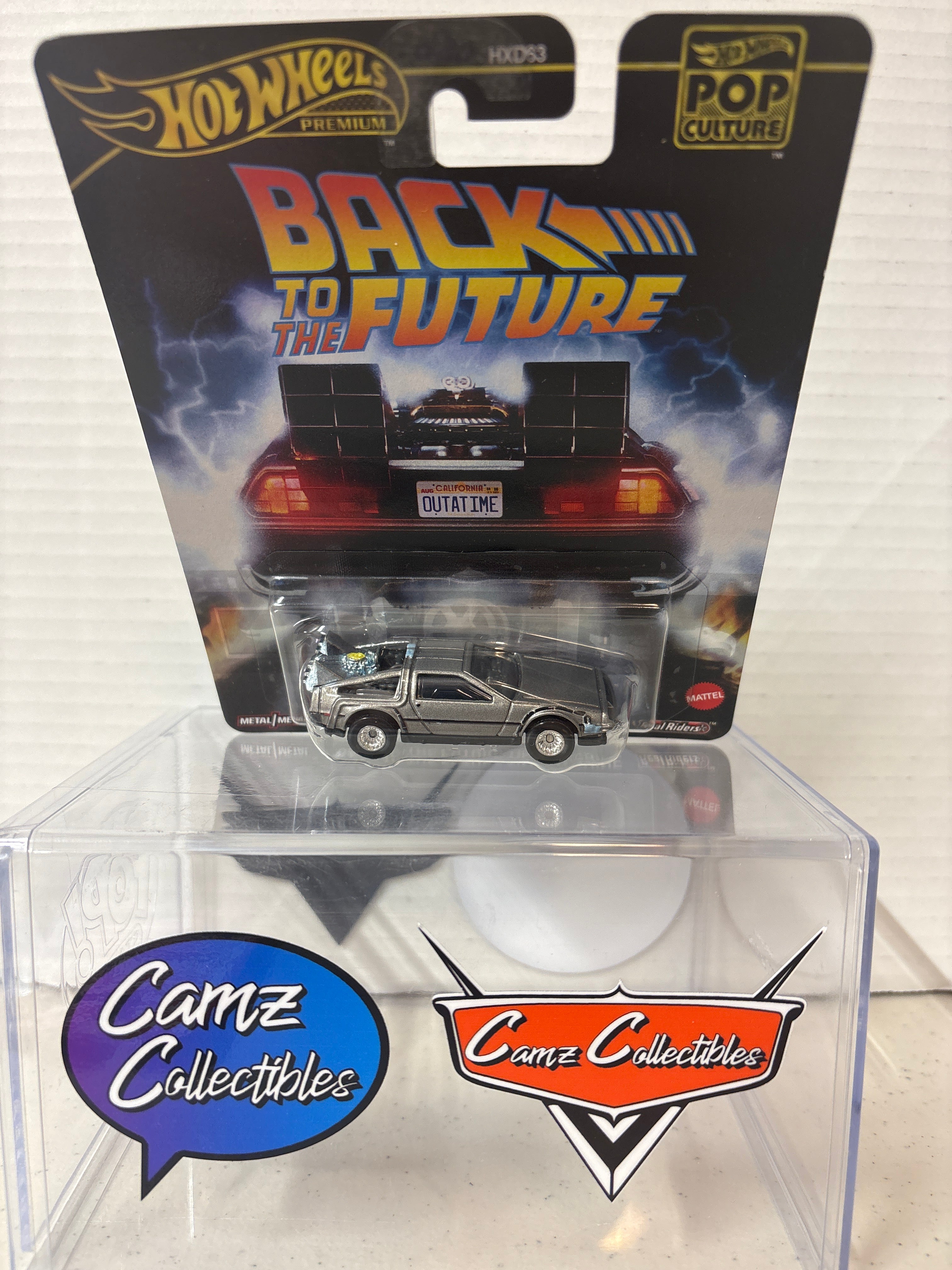 Hot Wheels Premium Pop Culture Back to the Future Time Machine
