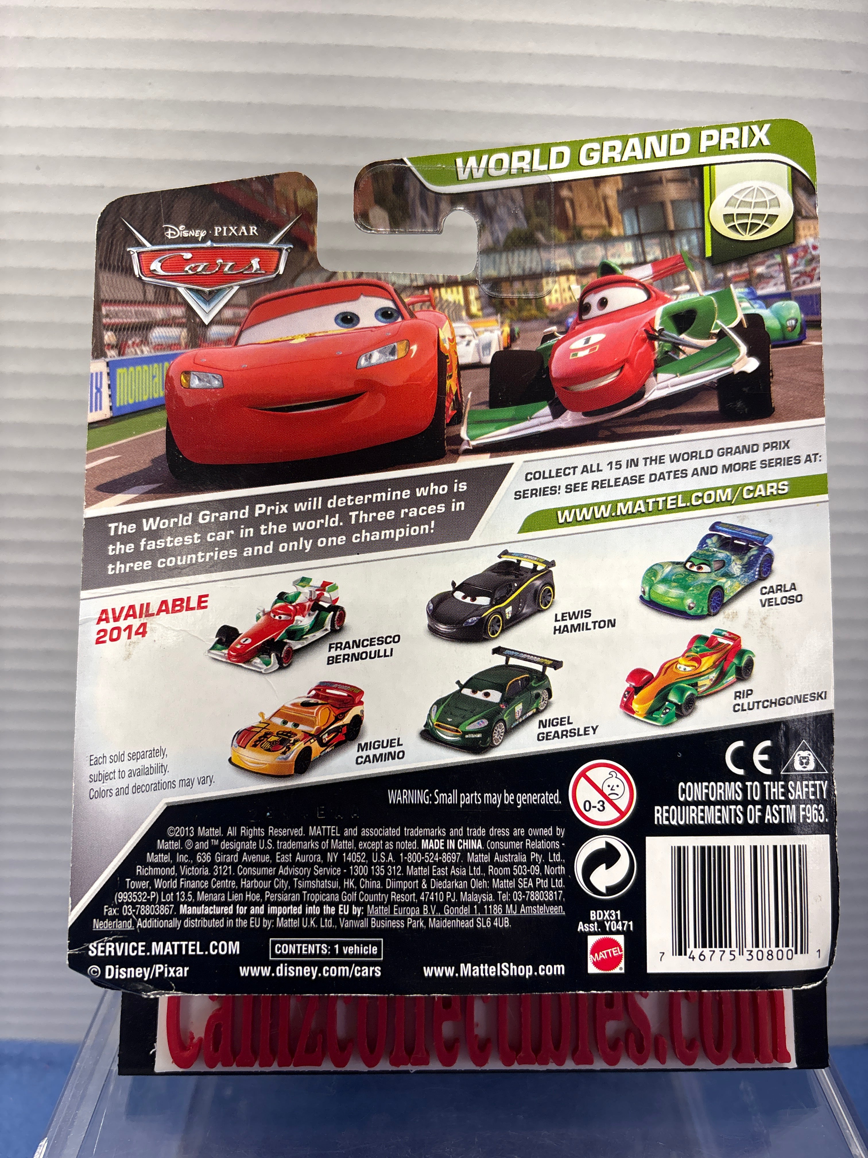 Disney Pixar Cars 2 World Grand Prix Nigel Gearsley