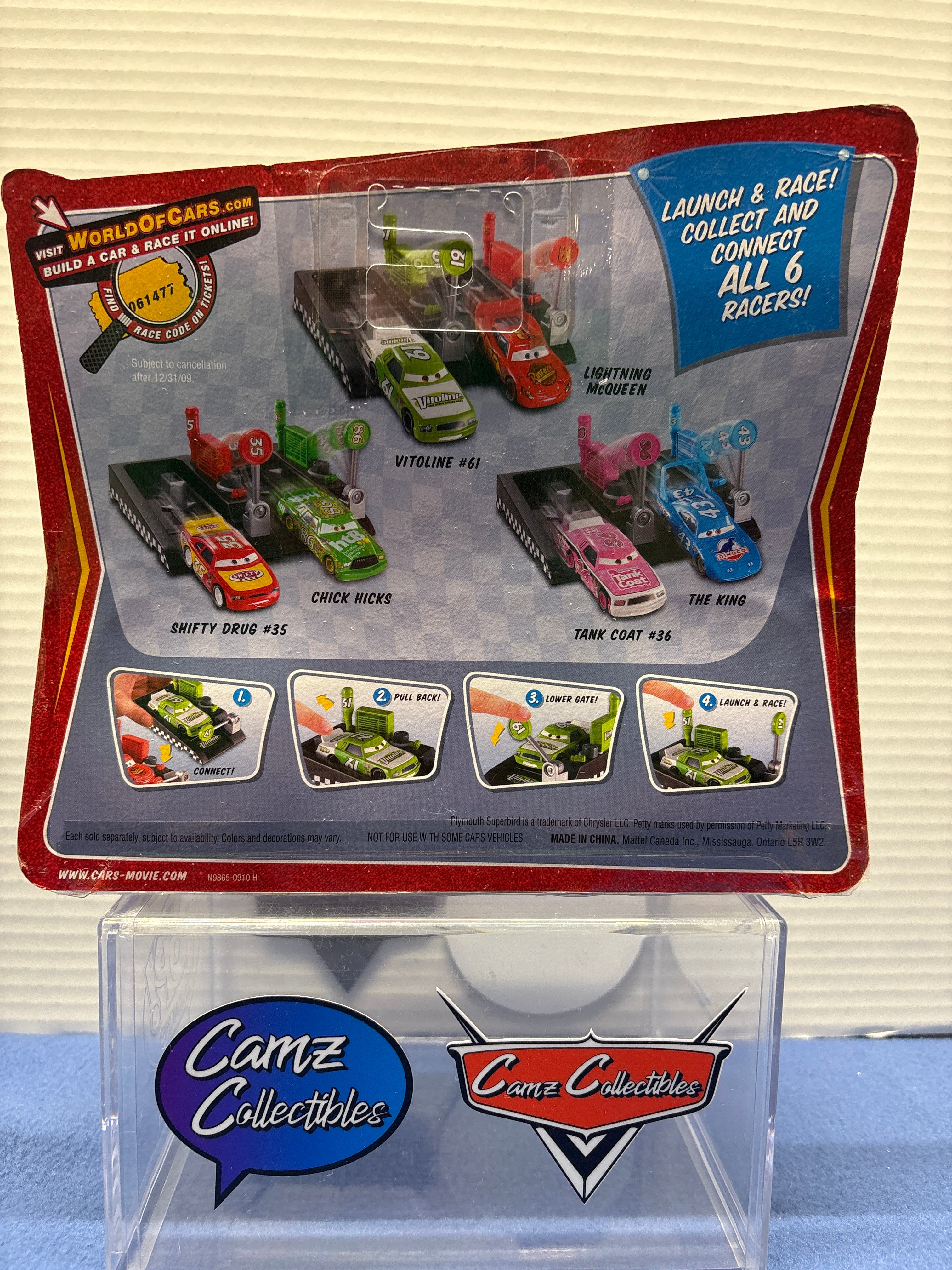Disney Pixar Cars World of Cars Race o Rama Launch & Race Vitoline #61