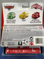 Disney Pixar Cars Micro Drifters 3 Pack Race Team Fillmore, Ramone, Radiator Springs McQueen